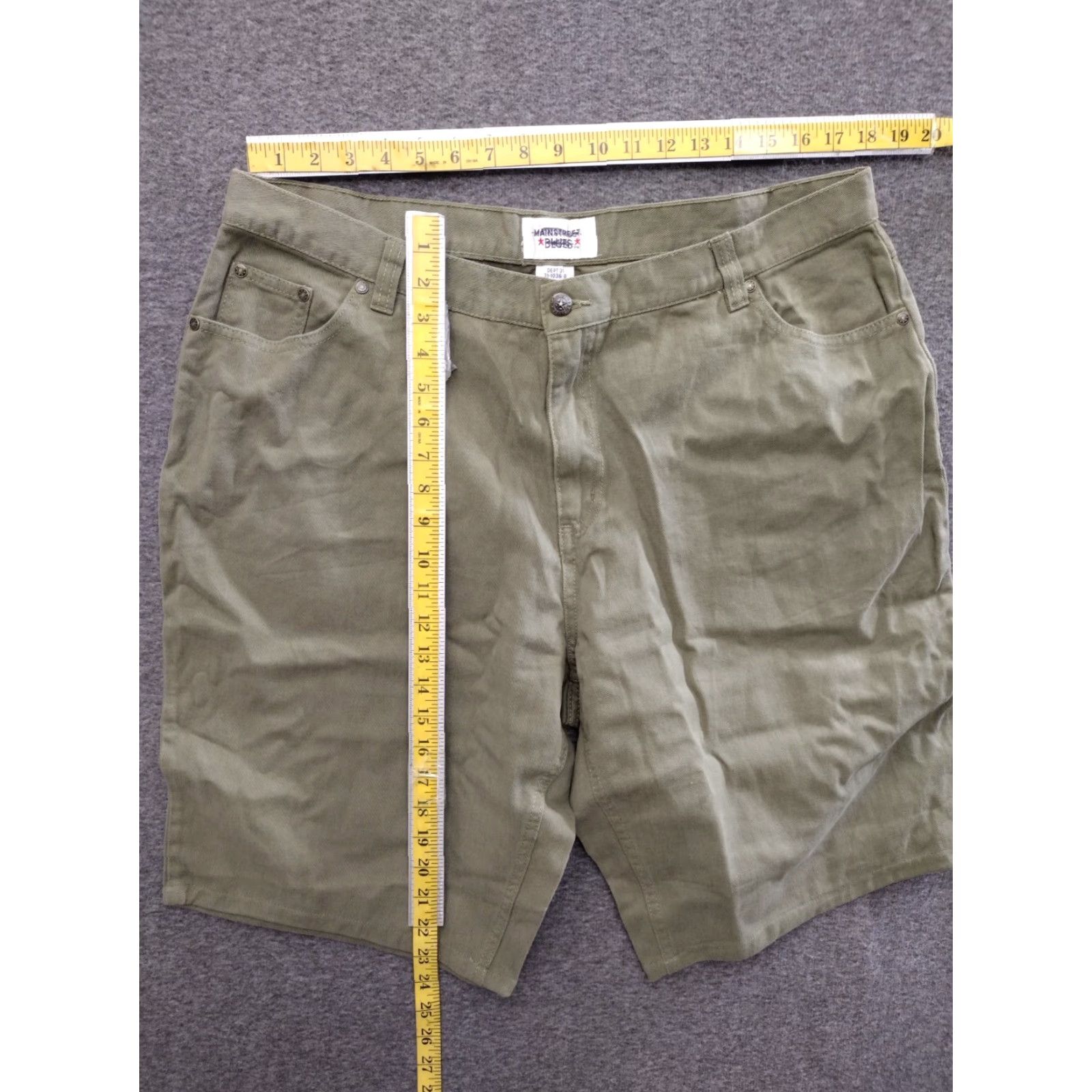 Vintage MAINSTREET BLUES Women's Bermuda Shorts Cotton Size 20WP Size 32" / US 10 / IT 46 - 4 Thumbnail