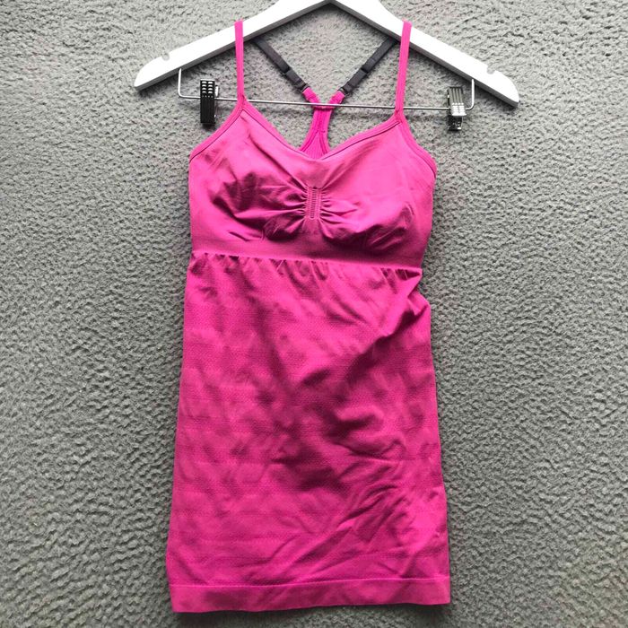 Ruched Built-In Bra Tank Top