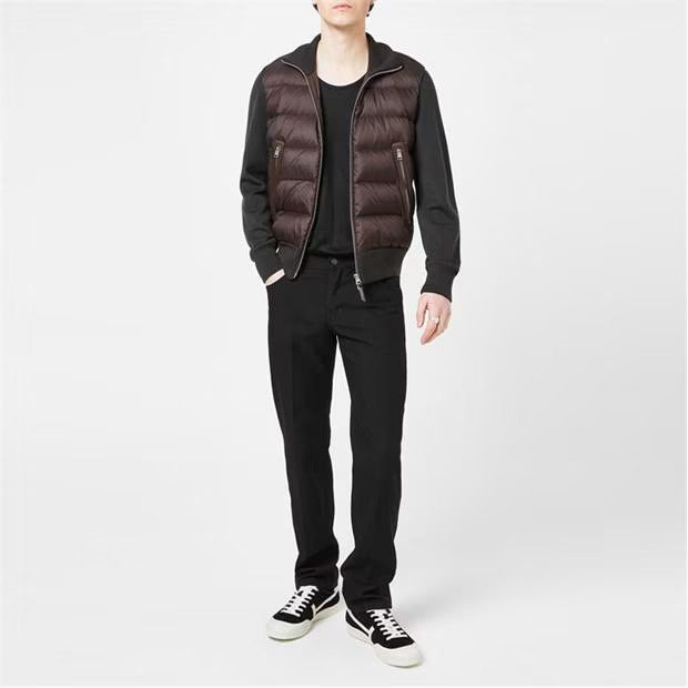 Tom Ford o1g2r1mq0724 Down Front Zip Up Jackets in Chocolate Brown Size US M / EU 48-50 / 2 - 3 Thumbnail