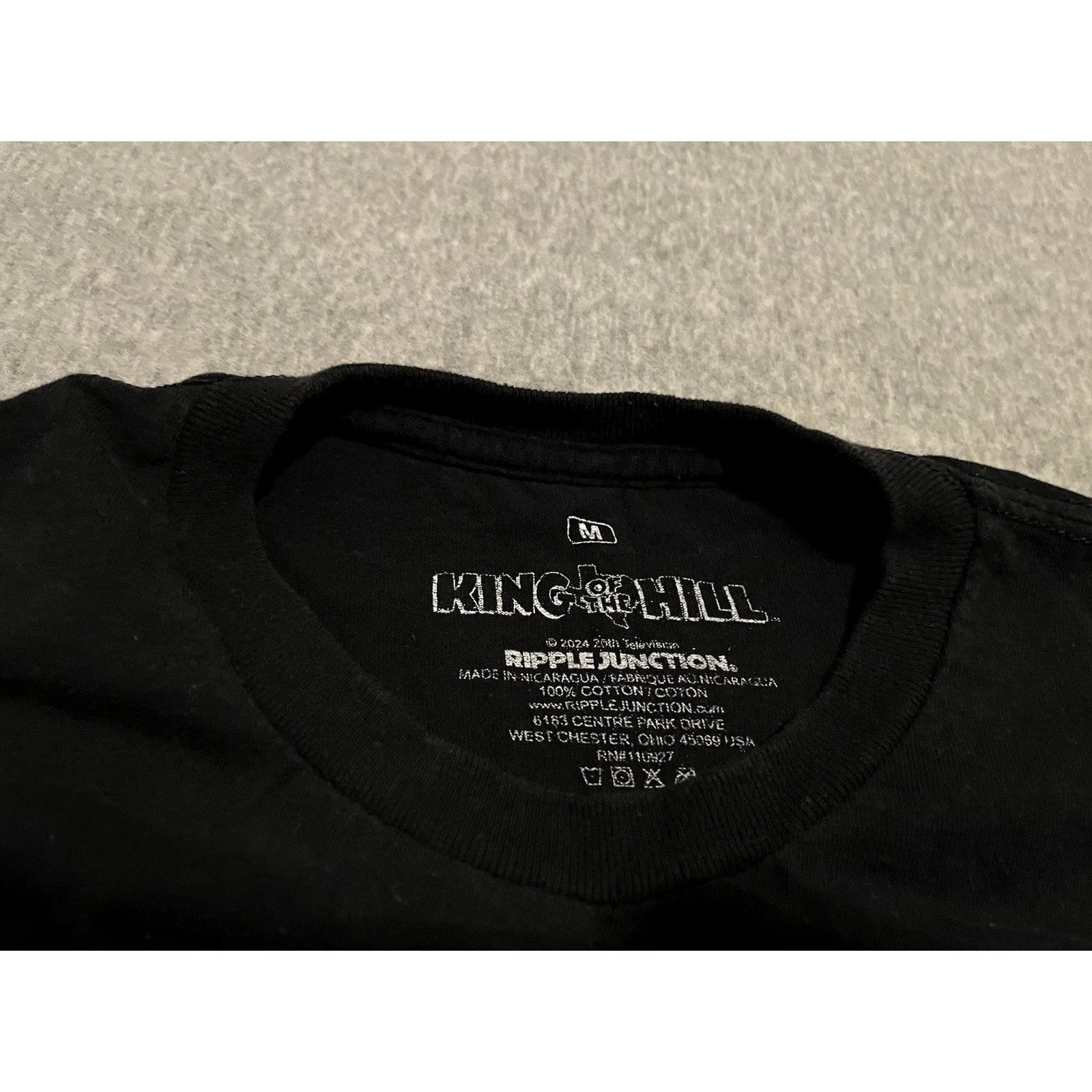 Ripple Junction VINTAGE King of the Hill Black Shirt Hank Videogame Size Medium Size US M / EU 48-50 / 2 - 2 Thumbnail