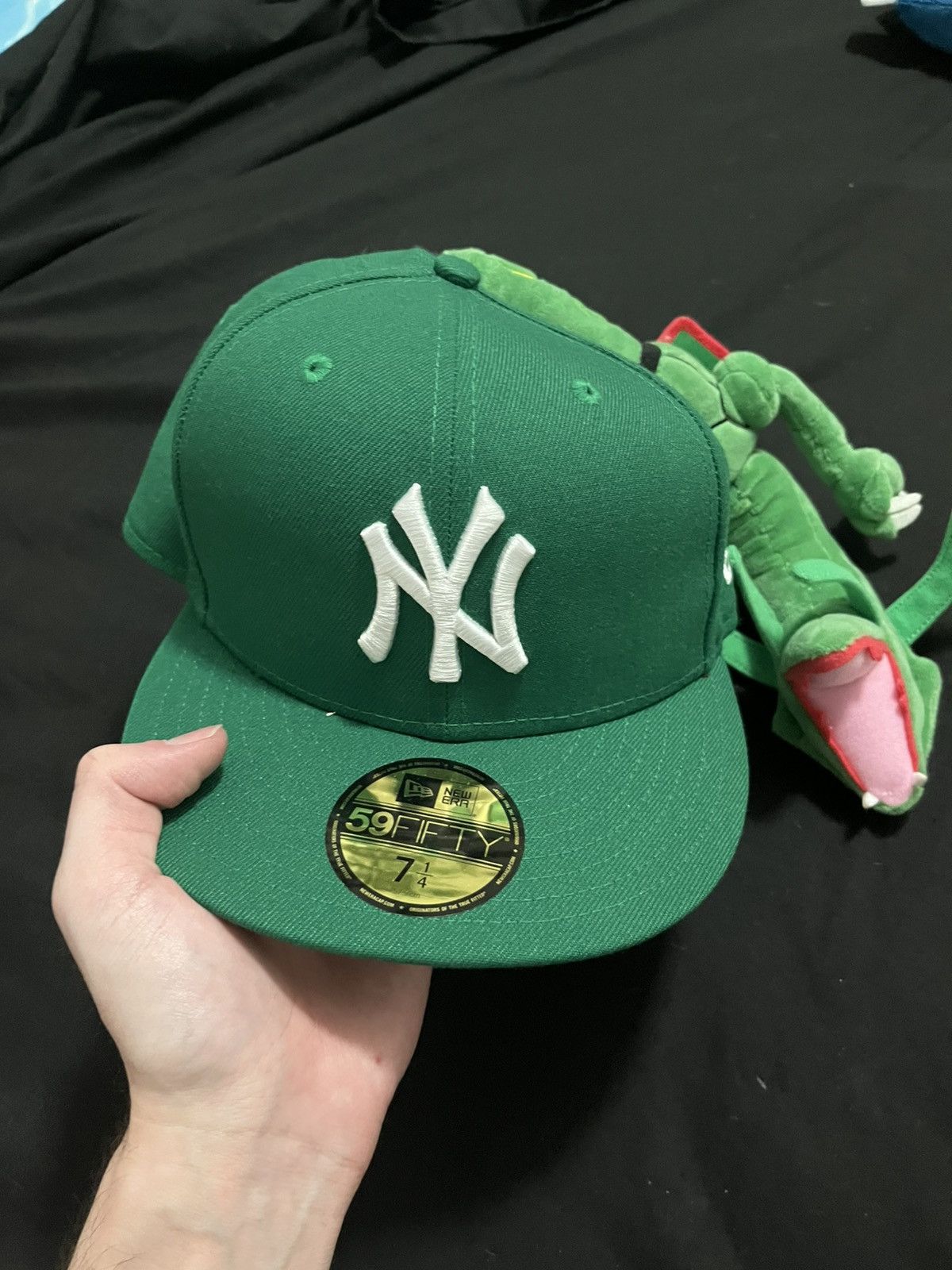 New York Yankees Ny Yankees 59 fifty fitted hat rayquaza size 7 1/4 Size ONE SIZE - 3 Thumbnail