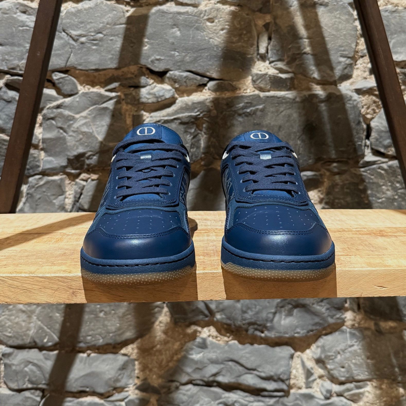 Dior Dior B27 Blue Galaxy Oblique Low-top Sneakers Size US 7 / EU 40 - 3 Thumbnail