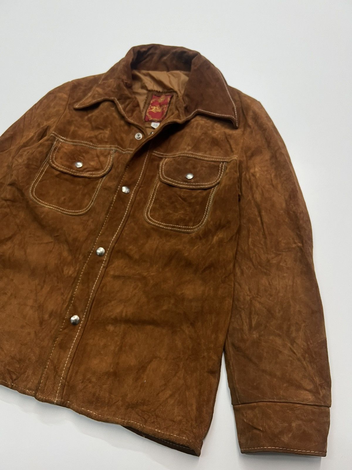 Genuine Leather 🔥VINTAGE GENUINE LEATHER JACKET R SHERMAN Size US M / EU 48-50 / 2 - 3 Thumbnail