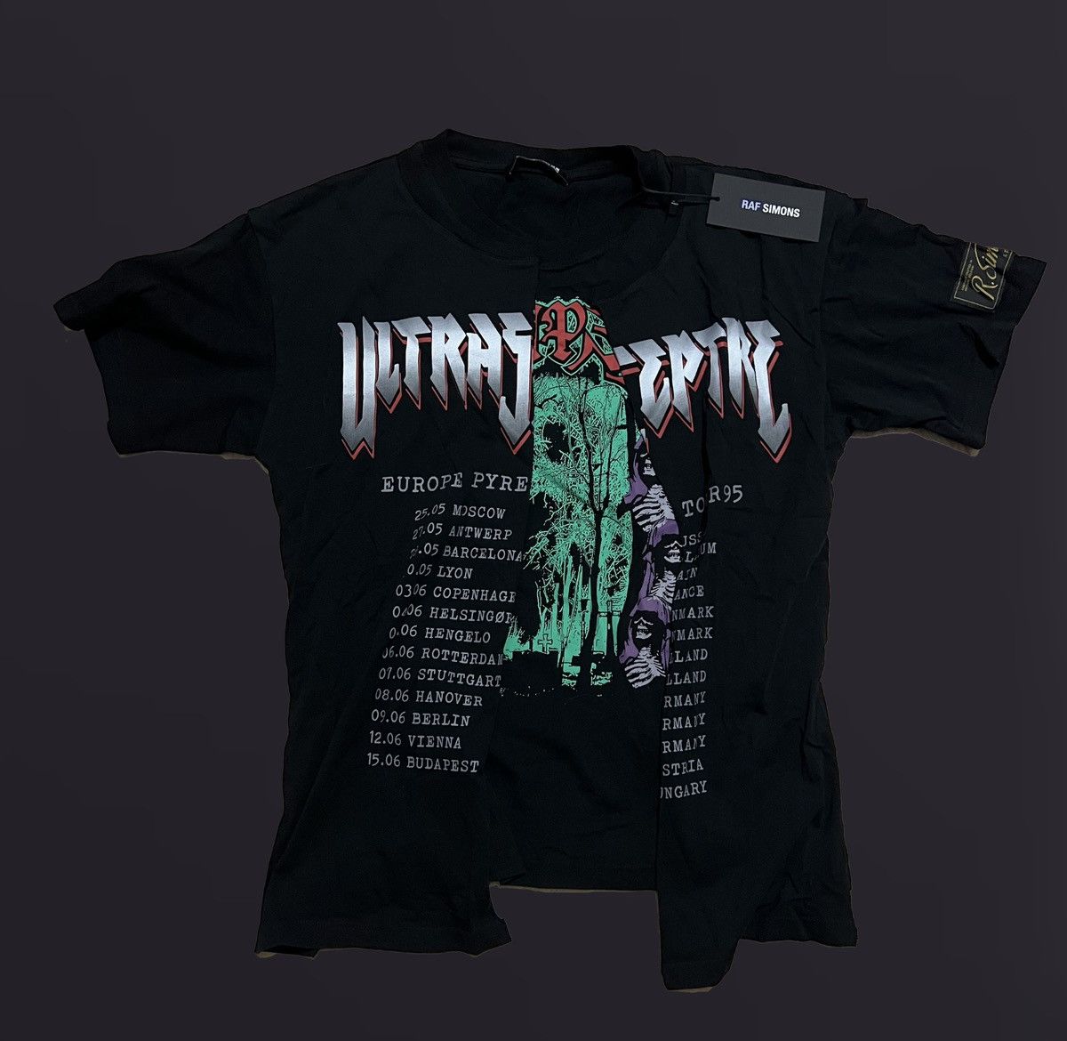 Raf Simons SOLEMN-X Big Fit Doubled T-Shirt | Grailed