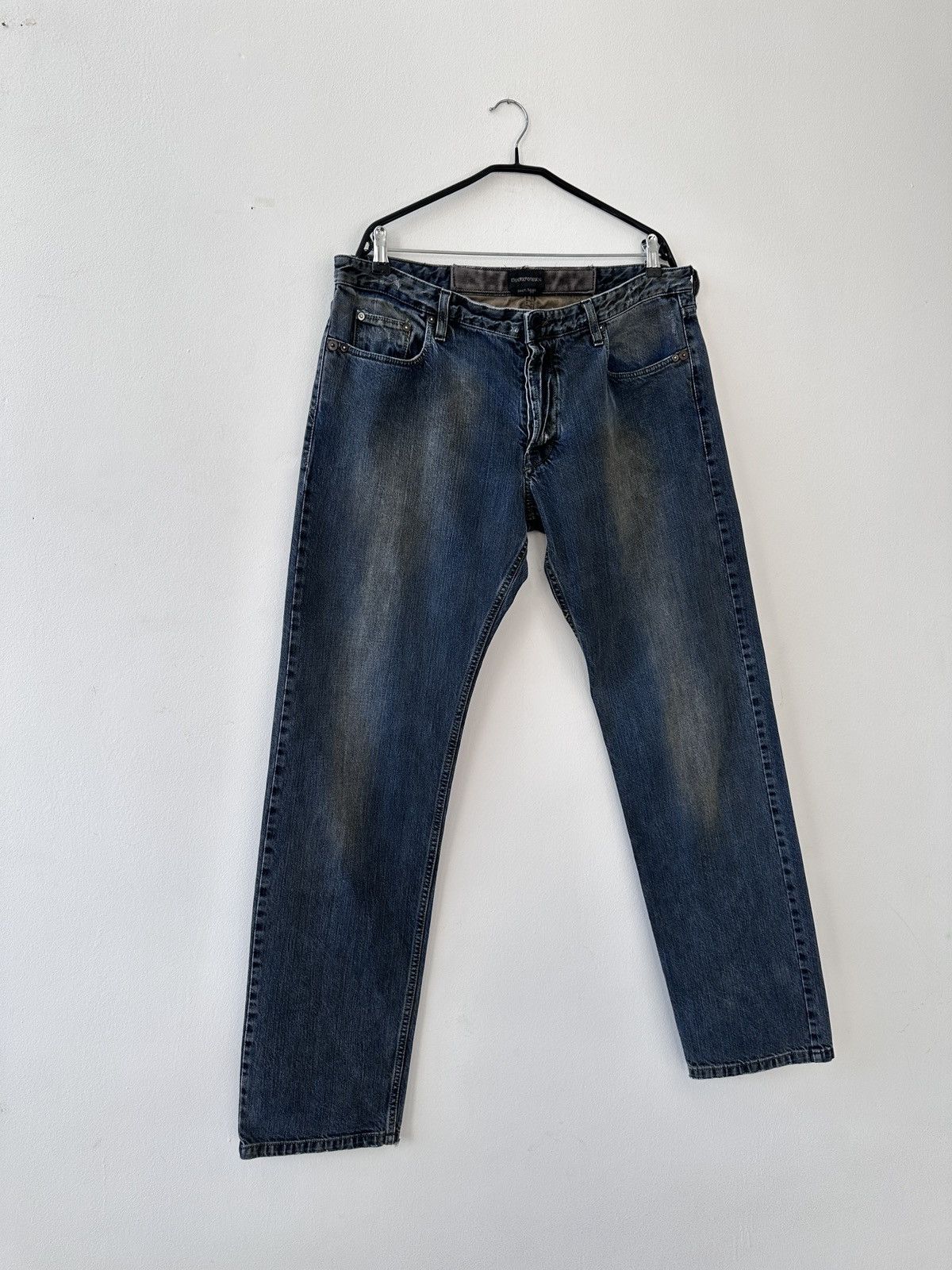 Emporio Armani Emporio Armani Sean Basic Fit Jeans Mens Size 38 Blue Denim Size US 38 / EU 54 - 4 Thumbnail