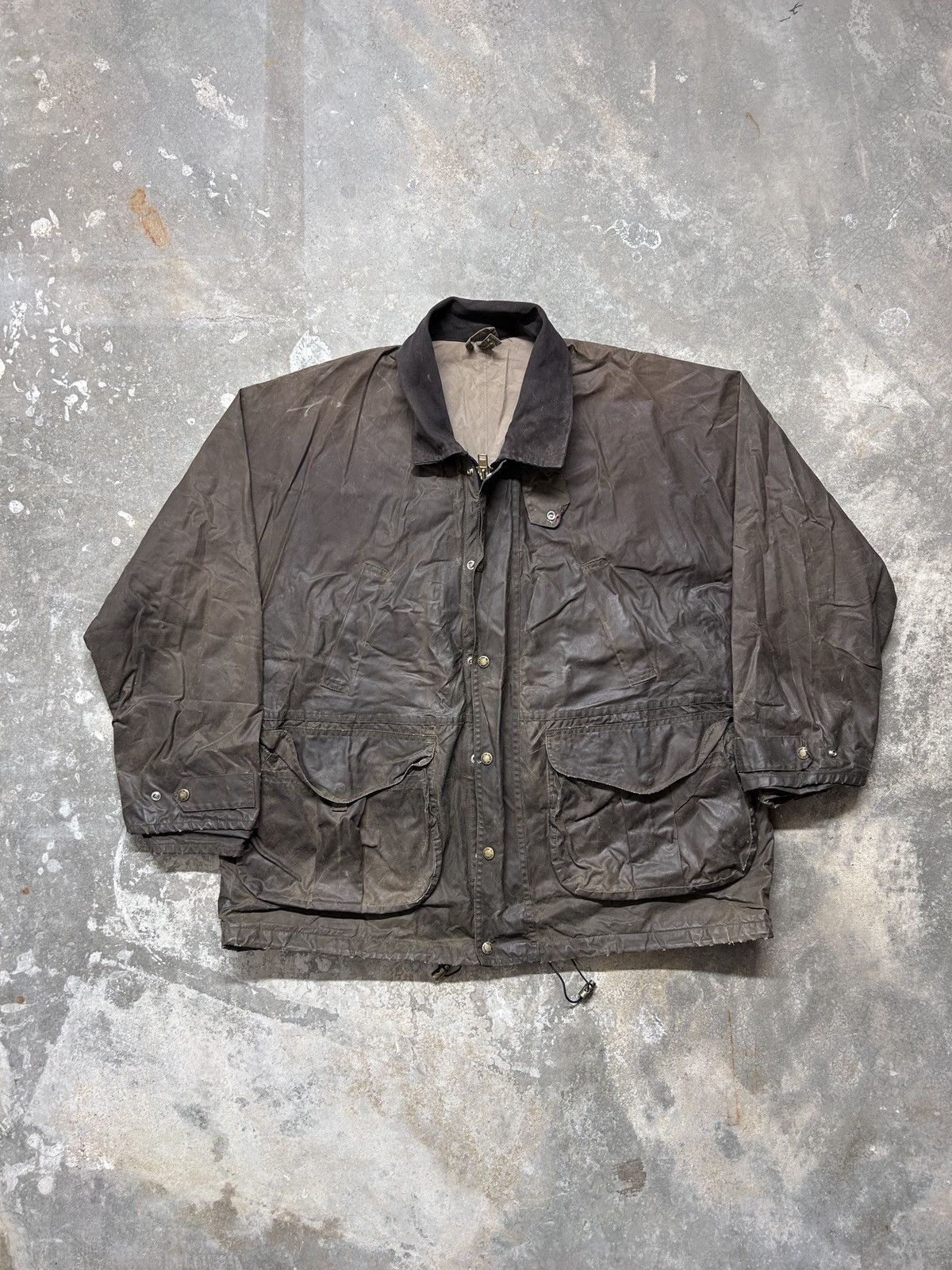 Filson VTG 2003 Filson Waxed Tin Cloth Filed Jacket Style 1441N Size US XXL / EU 58 / 5 - 1 Thumbnail