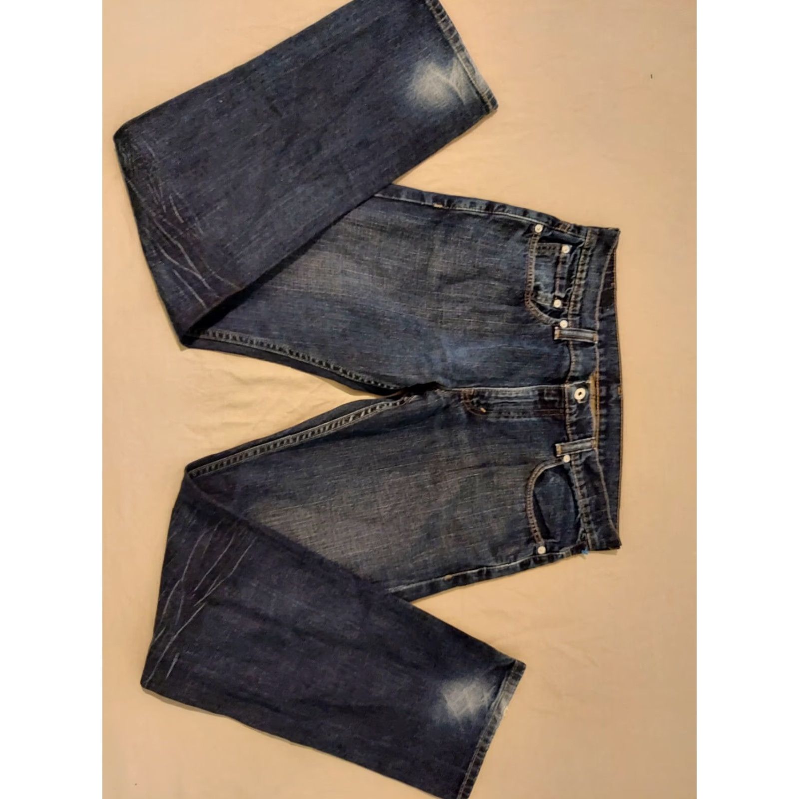 Levi's Mens Levi's 511 Jeans 34x32 Slim Straight Denim Pants Stretch Blue 90s? Size US 34 / EU 50 - 4 Thumbnail