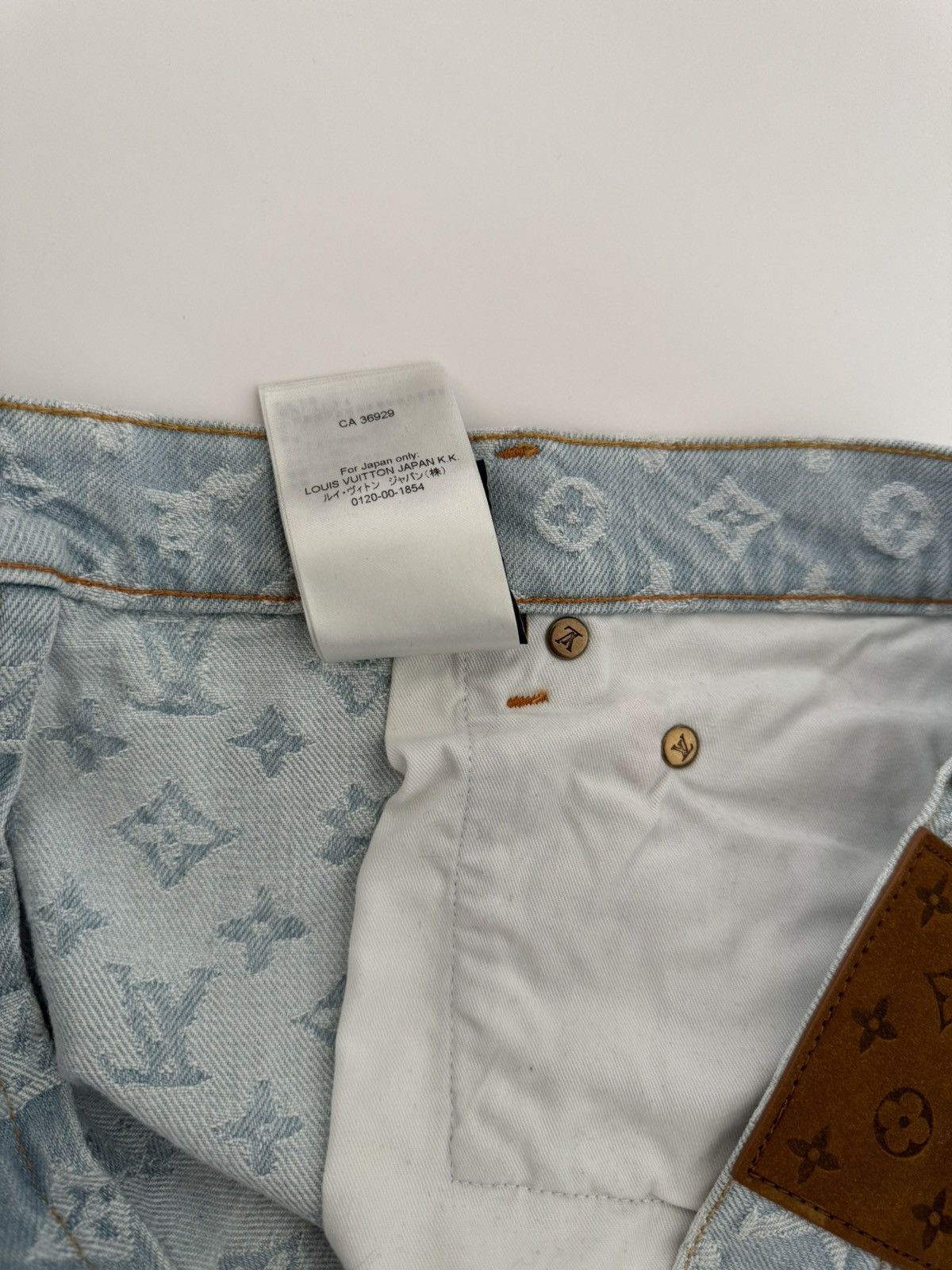 Louis Vuitton × Tyler The Creator Louis Vuitton Tyler The Creator Monogram Denim Pants Size US 34 / EU 50 - 11 Thumbnail