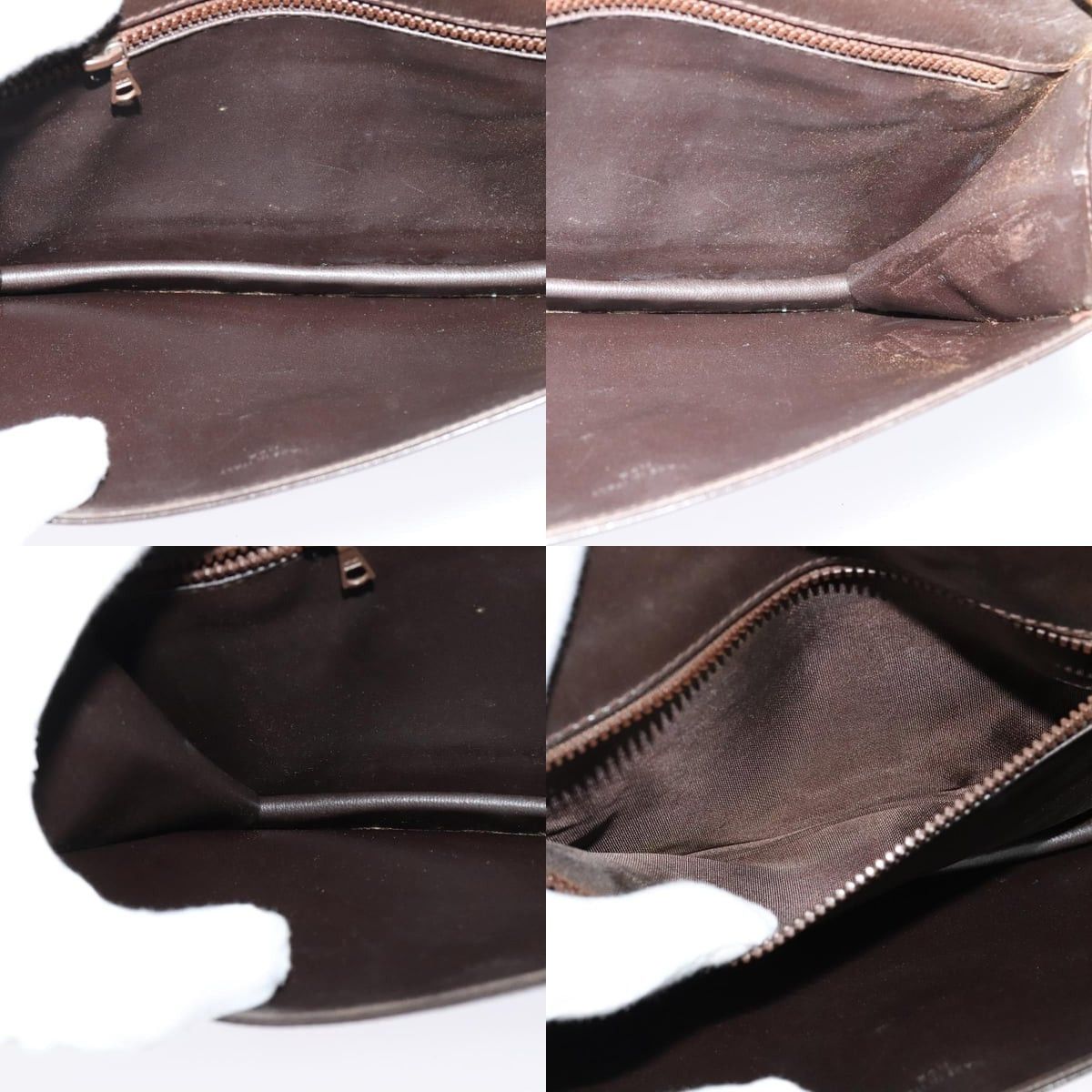 Celine CELINE Chain Shoulder Bag Leather Brown Gold Size ONE SIZE - 12 Thumbnail