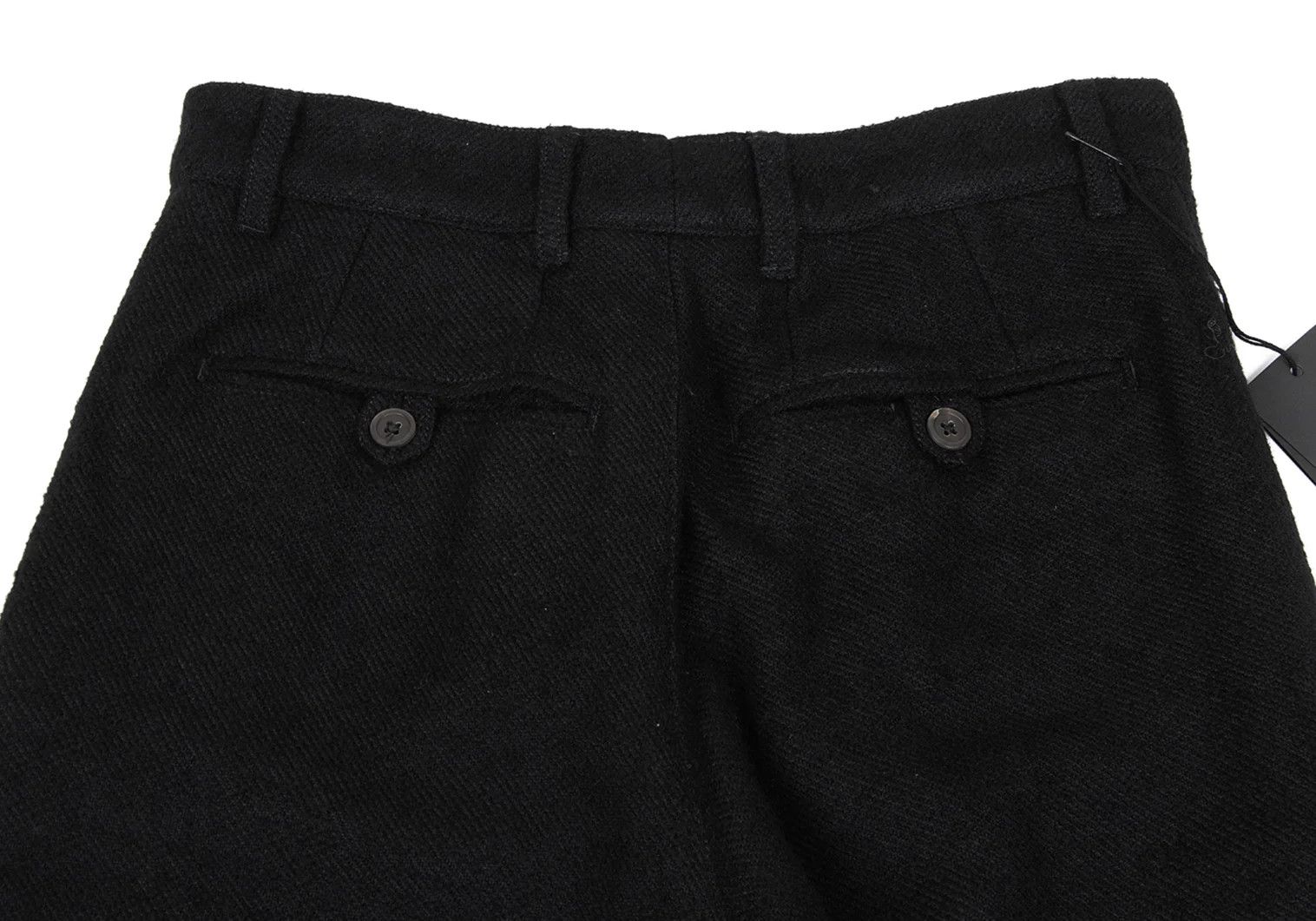 Ann Demeulemeester Wool Blend Button Fly Pants in Black XXS Size US 26 / EU 42 - 11 Thumbnail