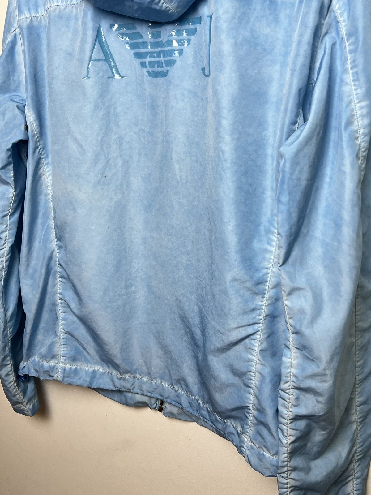 Giorgio Armani armani y2k dyed nylon jacket windrunner Size US L / EU 52-54 / 3 - 11 Thumbnail
