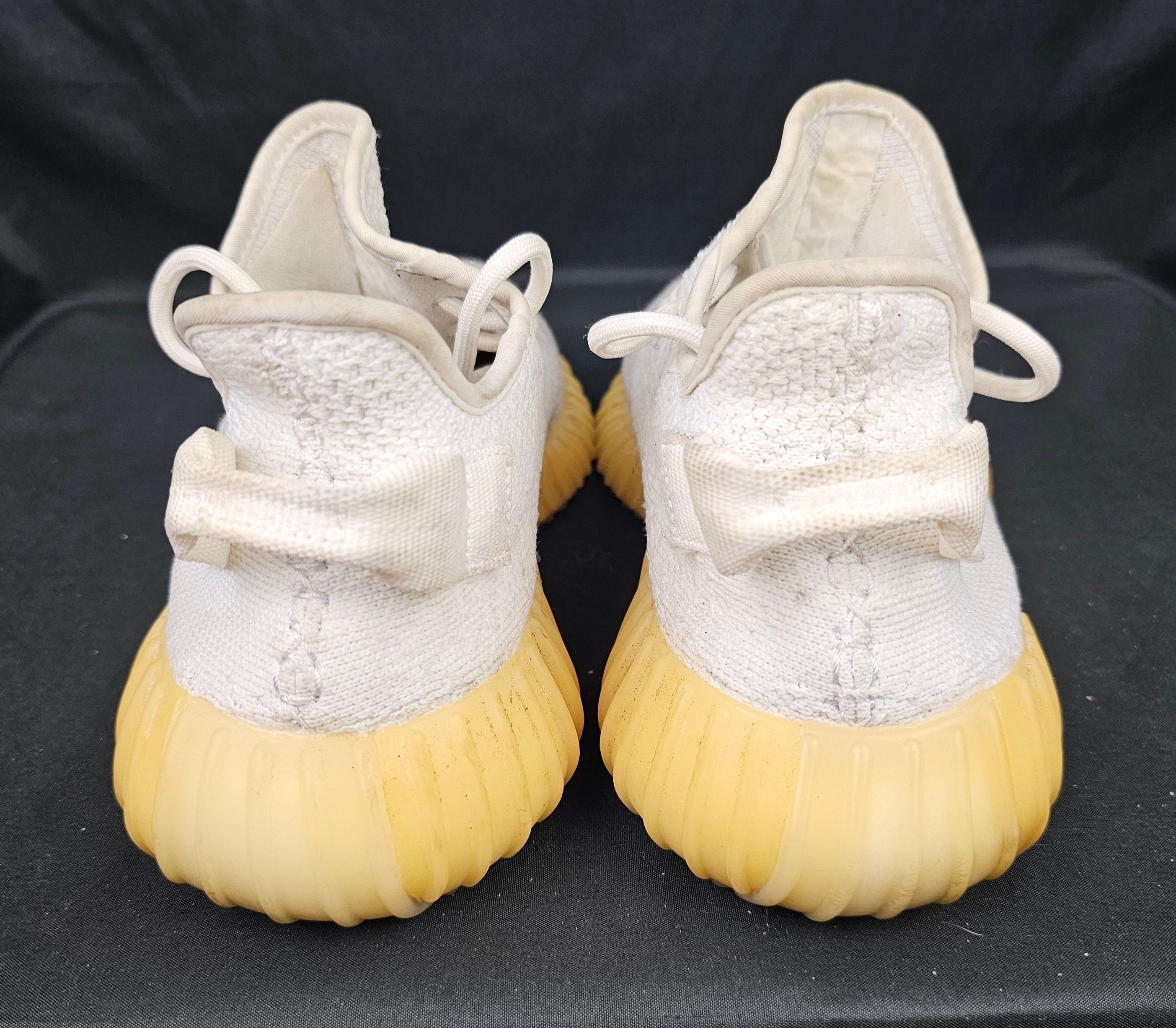 Adidas × Kanye West × Yeezy Adidas Yeezy Boost 350 V2 Cream Triple White Men's PRE-OWNED Size US 7.5 / EU 40-41 - 5 Thumbnail