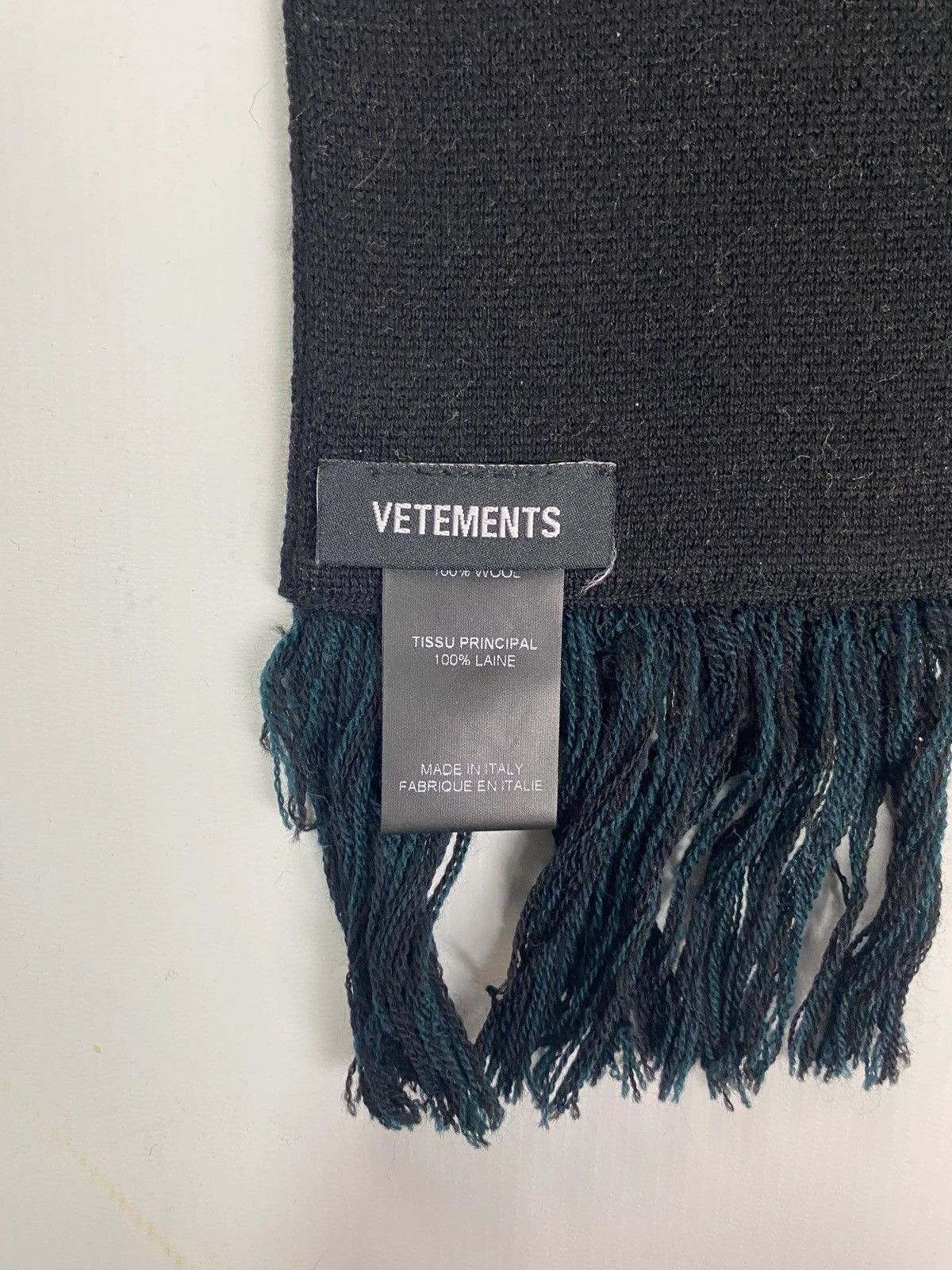 Vetements Vetements Hahaha Authorization Required Runway Scarf Size ONE SIZE - 5 Thumbnail