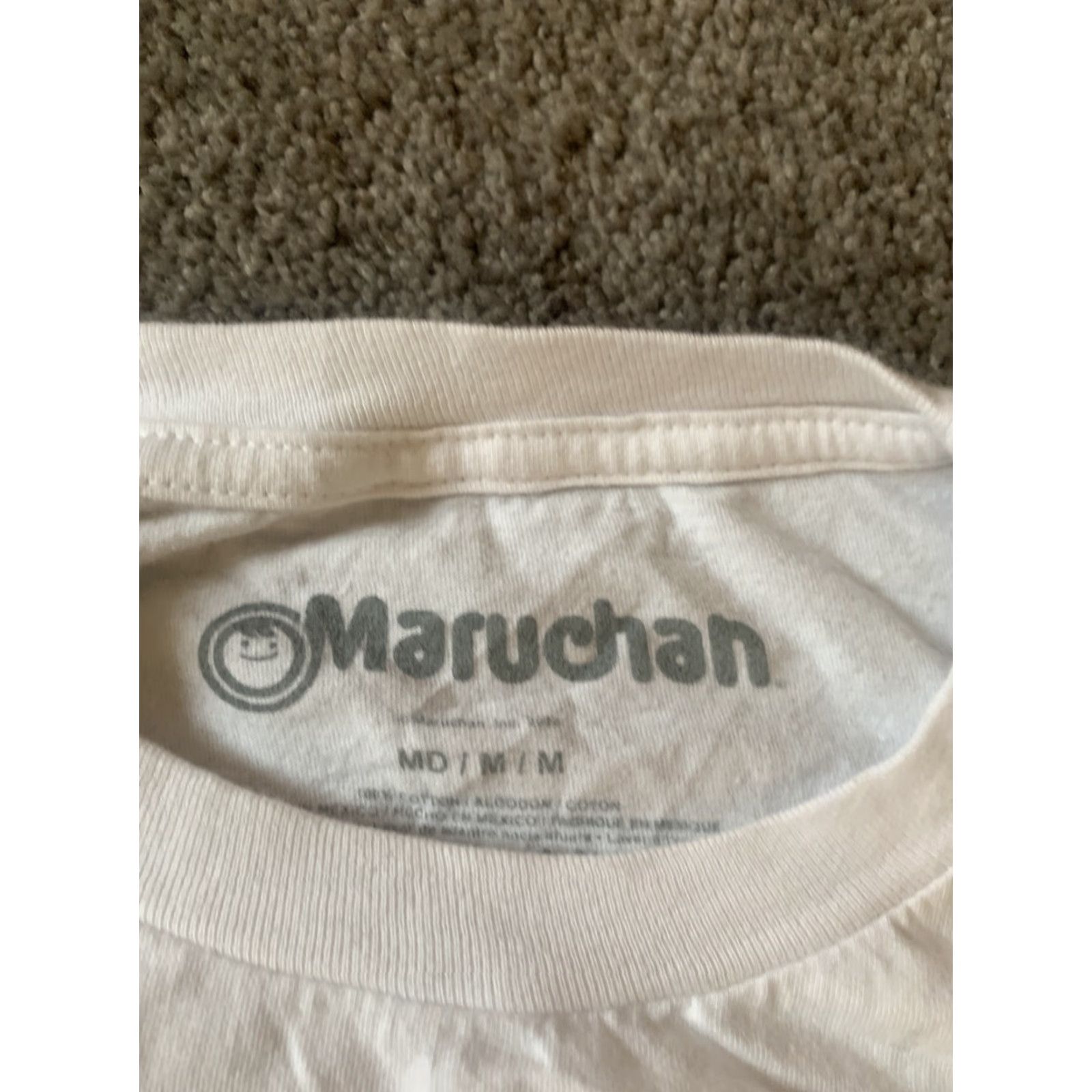 Vintage Maruchan Instant Lunch T-Shirt Mens M White Size US M / EU 48-50 / 2 - 2 Thumbnail
