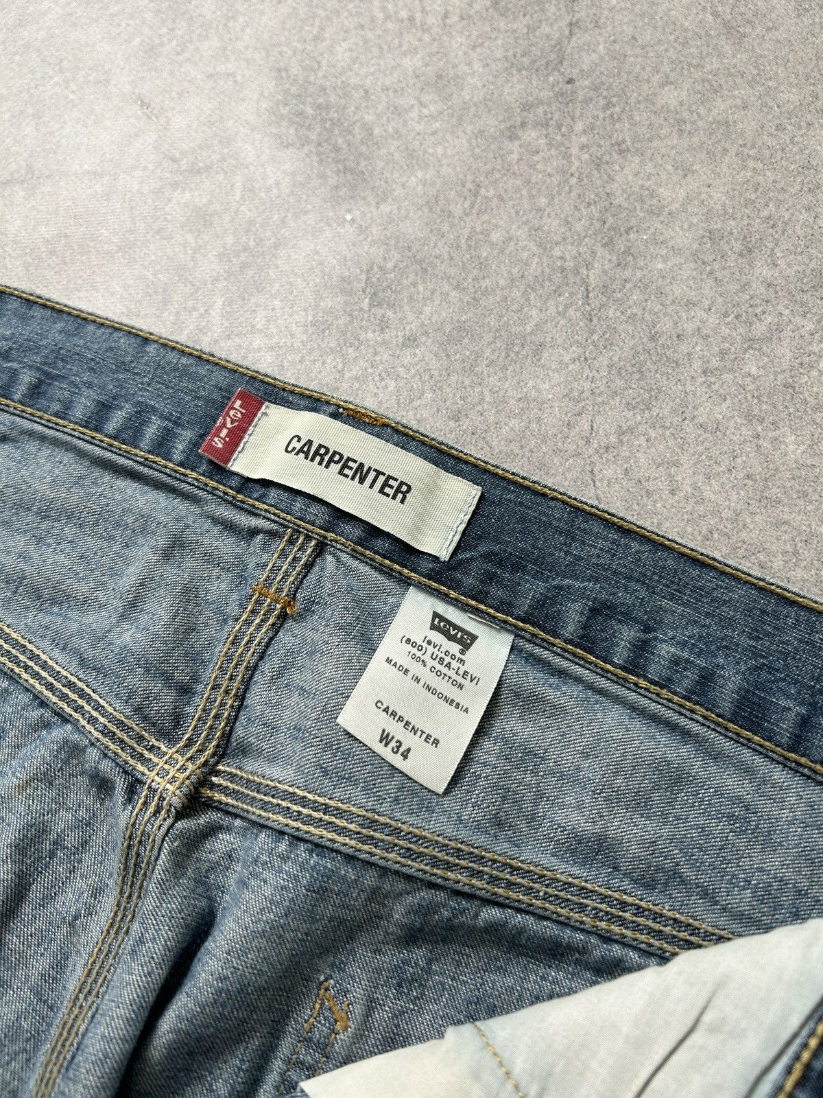 Levi's Vintage Clothing Vintage Levis Carpenter cargo shorts mens Size US 34 / EU 50 - 7 Thumbnail