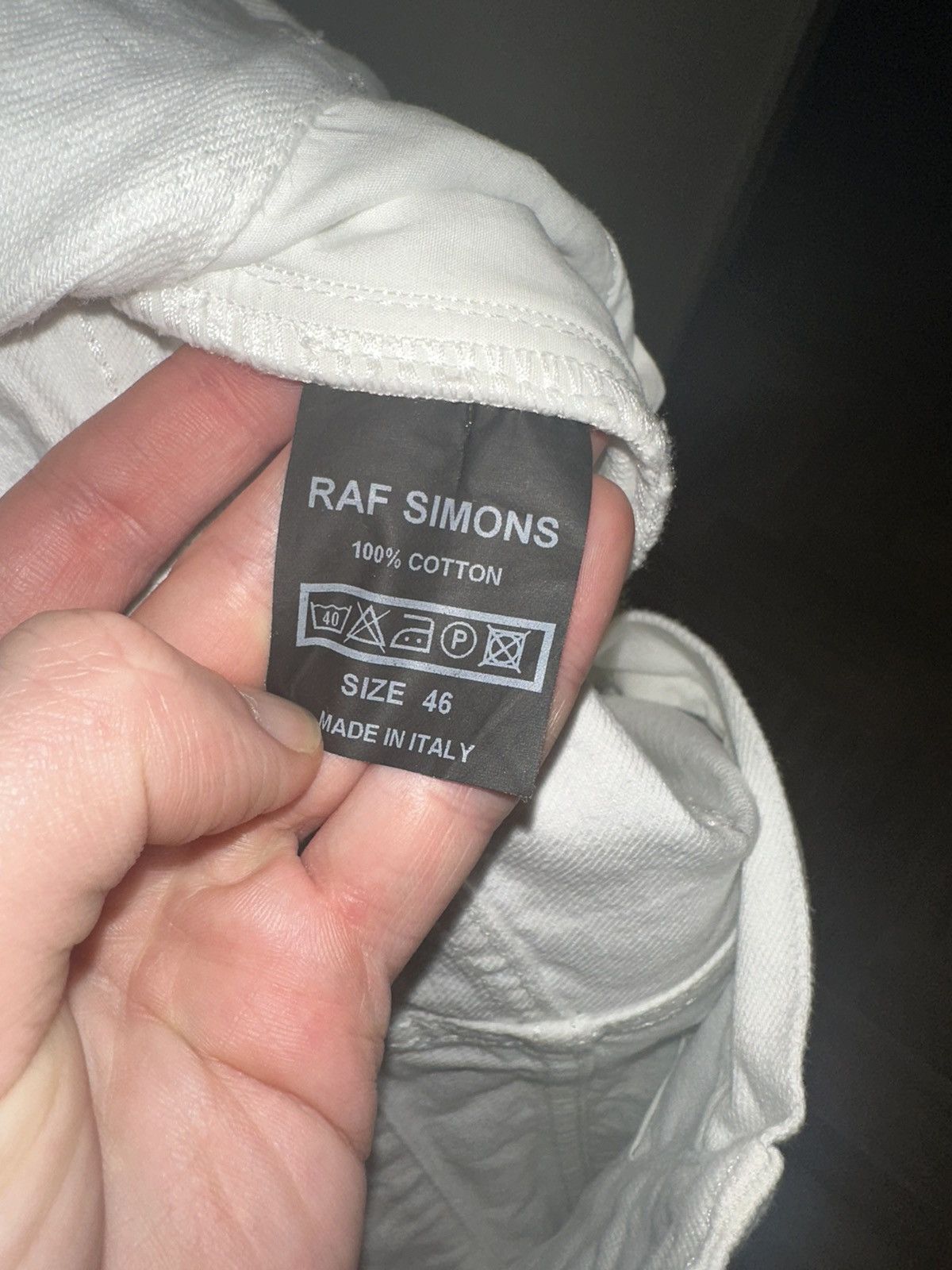 Raf Simons × Sterling Ruby Raf Simons Abus Lang White Denim Size US 29 - 7 Thumbnail