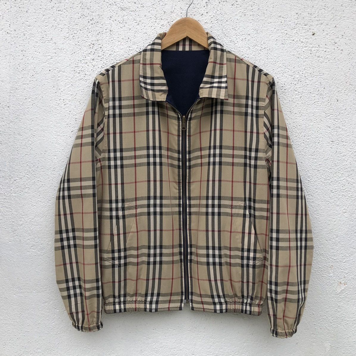 Burberry Vintage Burberrys Checked Reversible Bomber Jacket Size US M / EU 48-50 / 2 - 15 Thumbnail