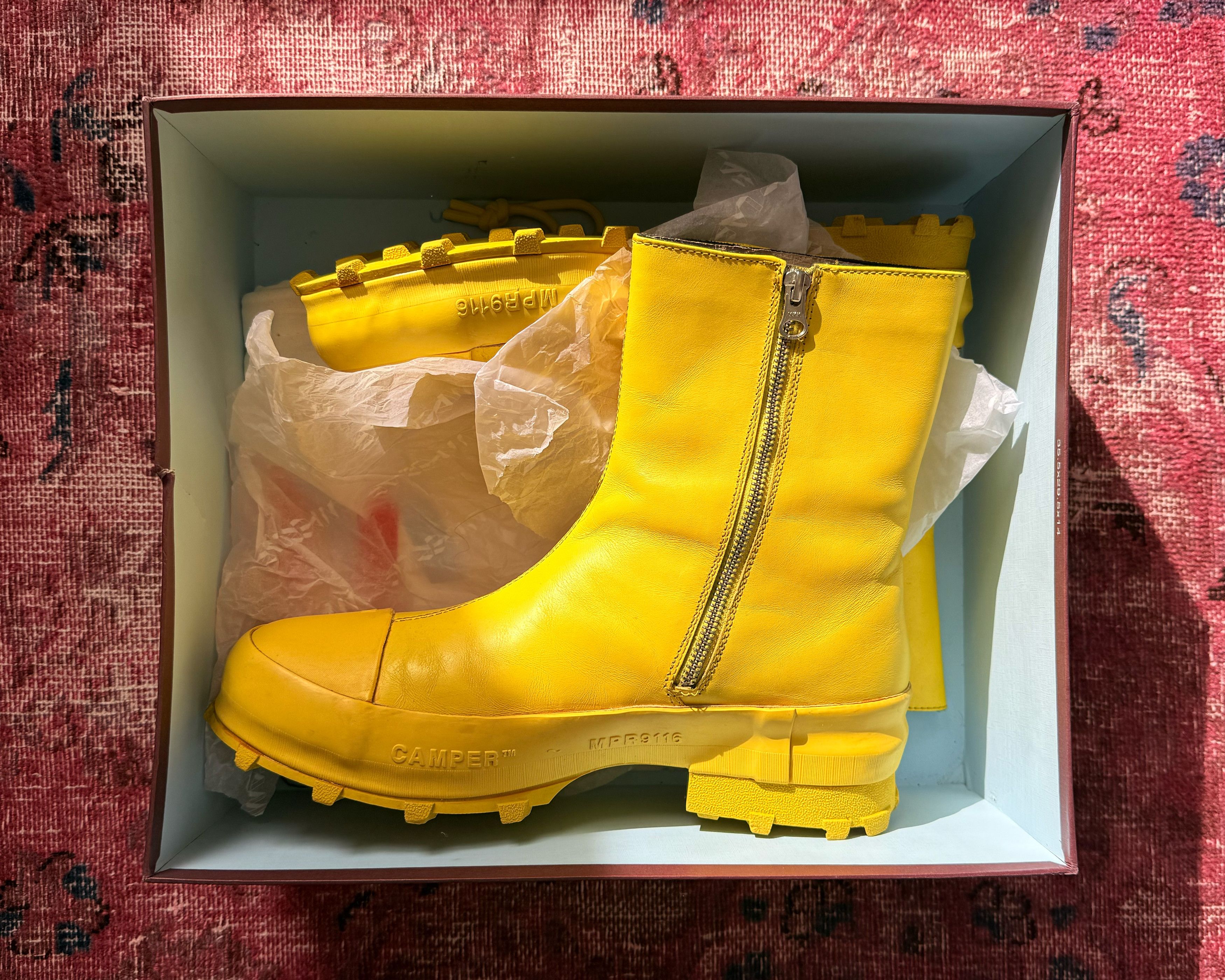 CamperLab Traktori Boots Yellow/Alert Size US 10 / EU 43 - 2 Thumbnail