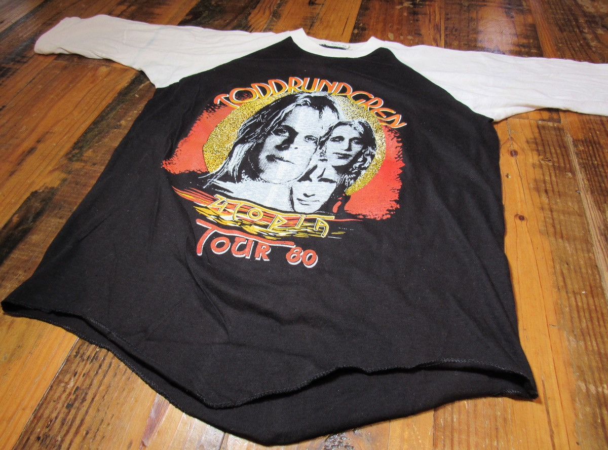 Vintage Todd Rundgren 1980 Utopia Tour Vintage Tee Size US M / EU 48-50 / 2 - 4 Thumbnail