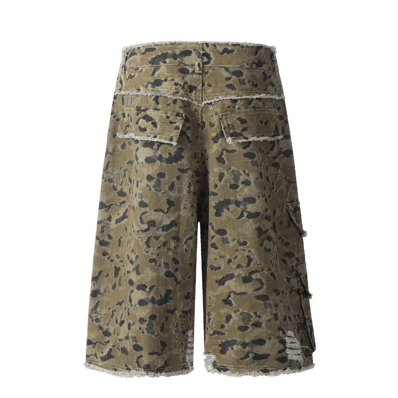 Vintage Vintage street ripped baggy seven-minute shorts Size US 34 / EU 50 - 2 Thumbnail