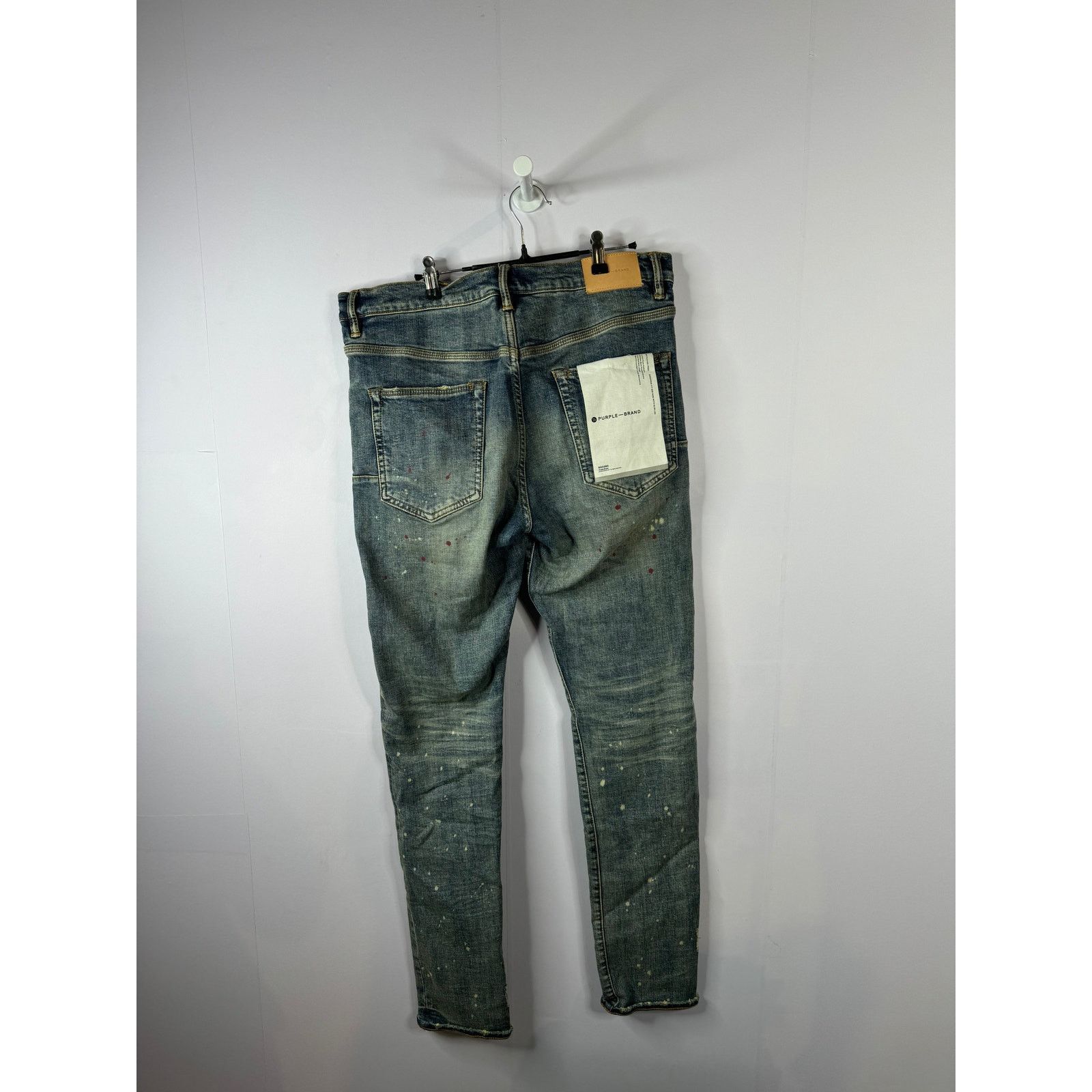 Purple Brand Purple Brand Jeans Paint Splatter Used 34 Size US 34 / EU 50 - 2 Thumbnail
