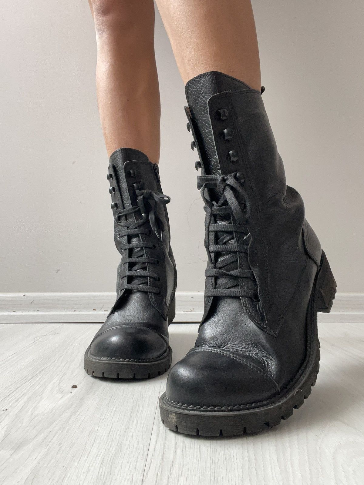 Vintage Vintage leather boots Size US 8.5 / IT 38.5 - 2 Thumbnail