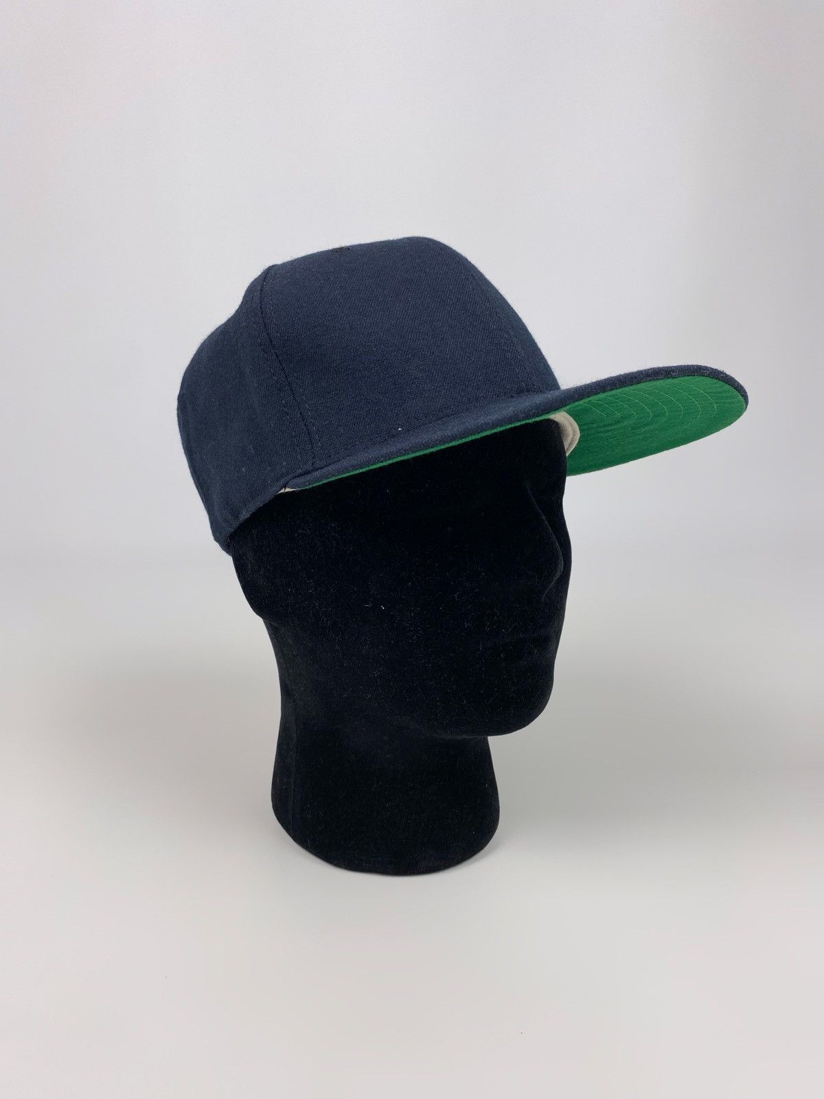 New Era 80s 90s Vintage New Era Dupont Visor Navy Blank Snapback Hat Size ONE SIZE - 11 Thumbnail