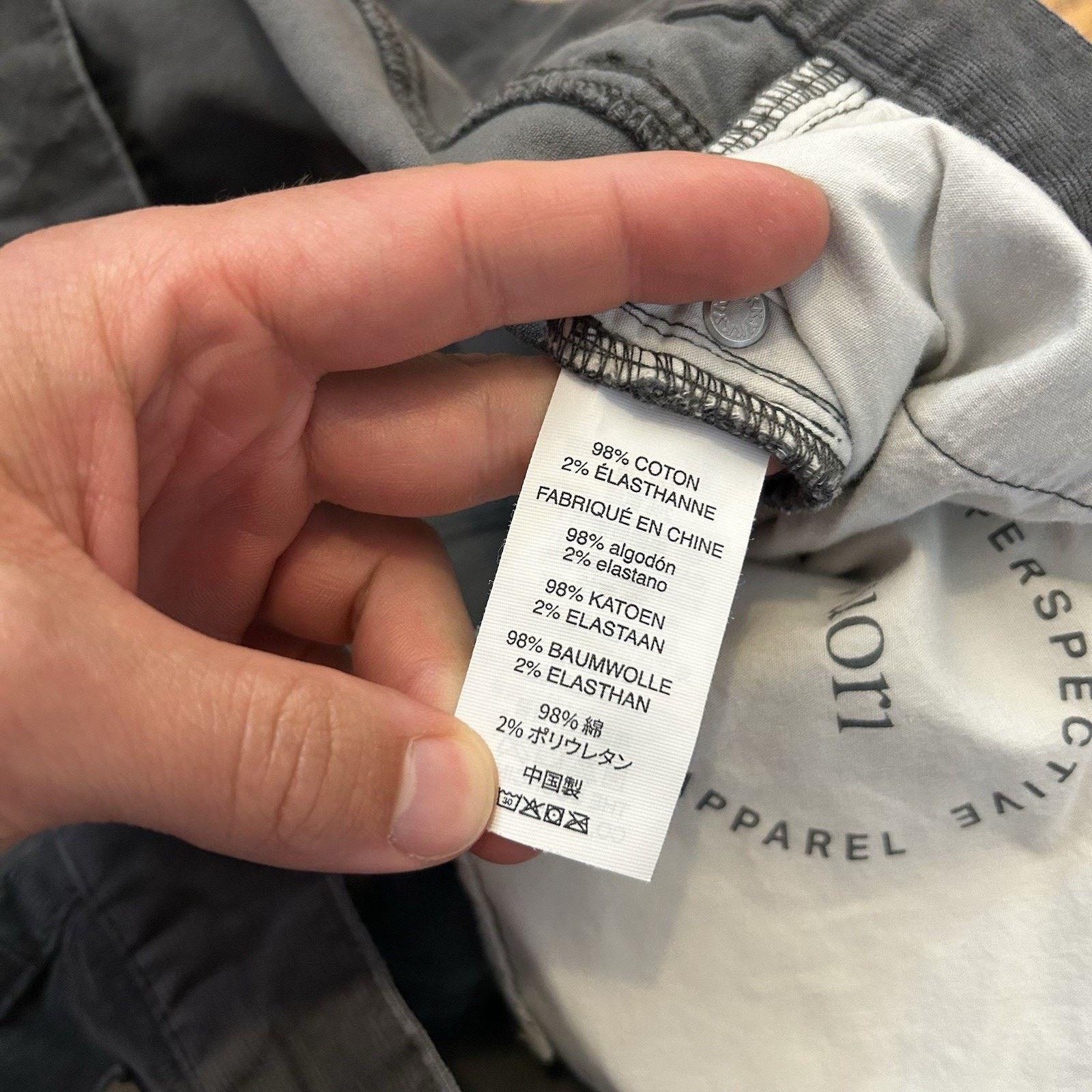 Vuori Vuori Optimist 5 Pocket Corduroy Chino Pants Grey 36x30 Size US 36 / EU 52 - 3 Thumbnail