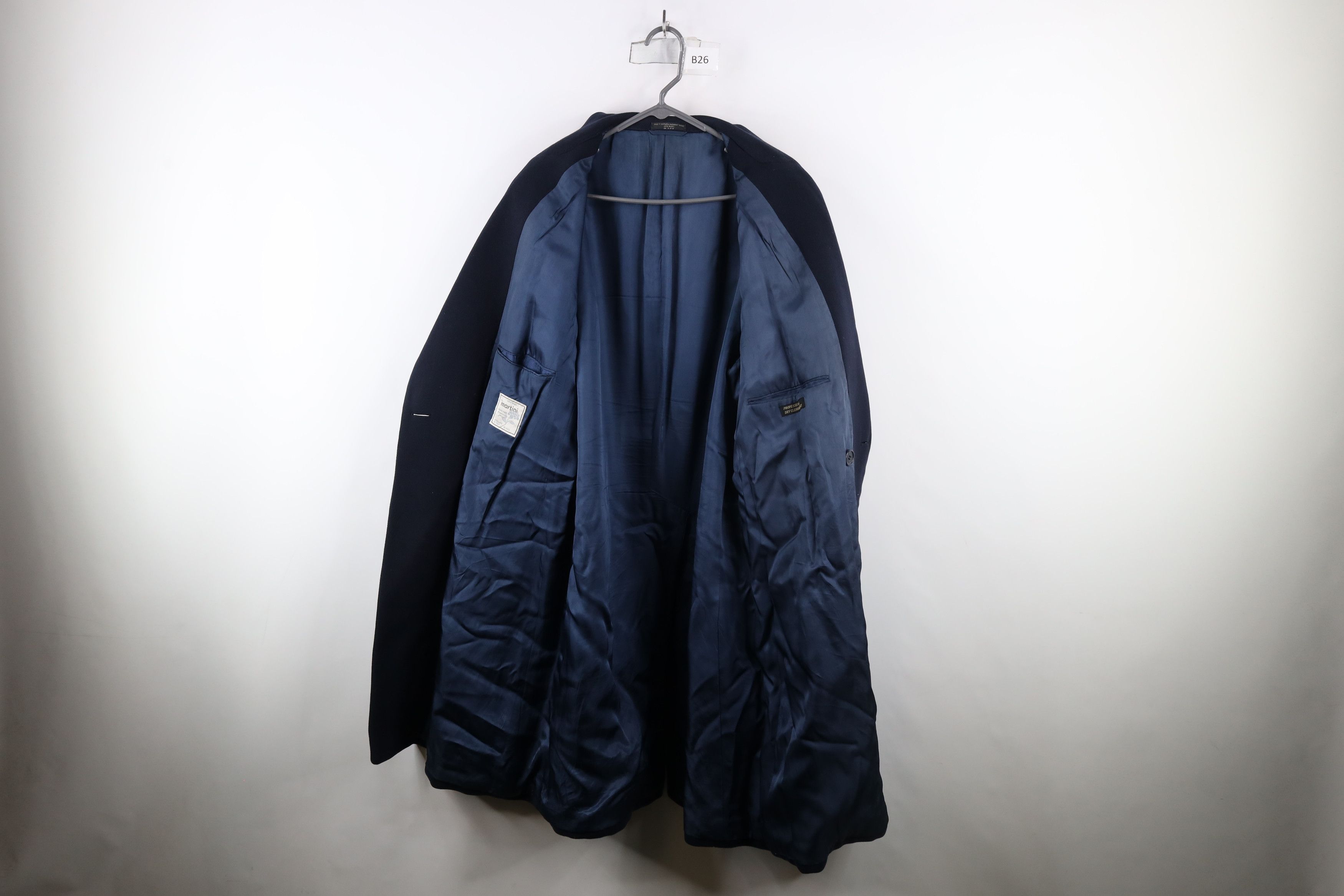 Vintage Vintage 90s Streetwear Double Breasted Overcoat Blue USA Size US XL / EU 56 / 4 - 9 Thumbnail