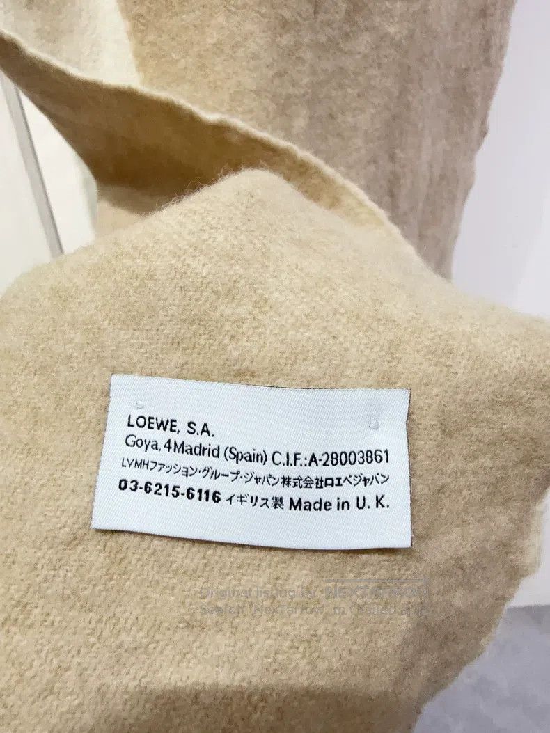 Loewe Loewe Wool and Cashmere Scarf Size ONE SIZE - 3 Thumbnail