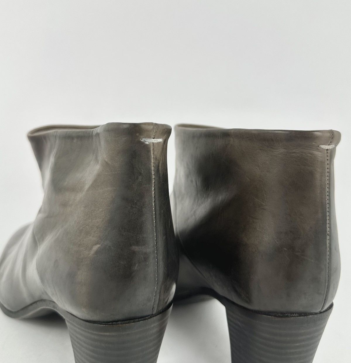 Maison Margiela Maison Margiela - Line 22 - Ankle Leather Boots Size US 7 / IT 37 - 4 Thumbnail