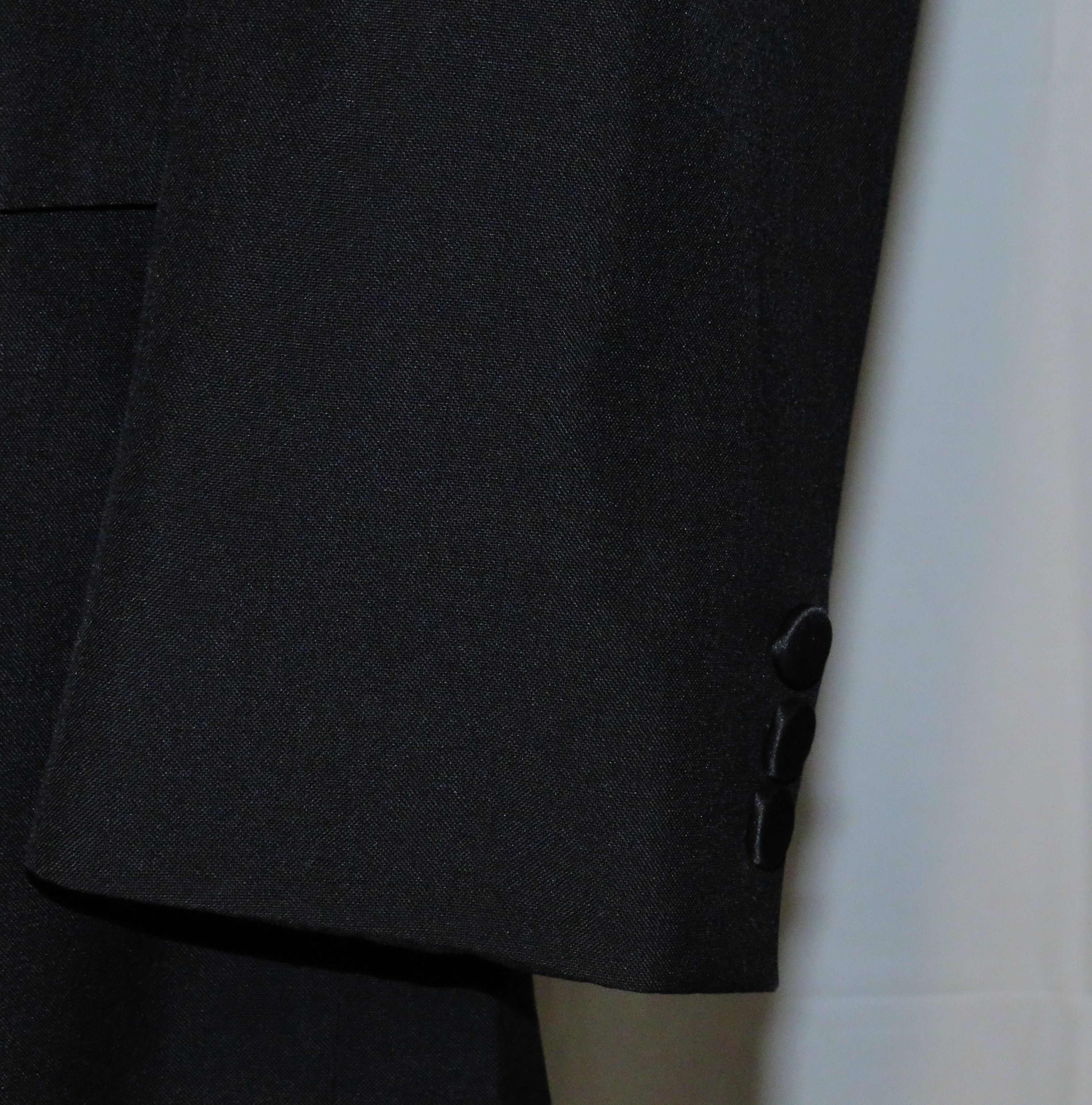 Other Chipp New Haven Black Barathea Vintage Dinner Jacket 43R Size 44R - 8 Thumbnail