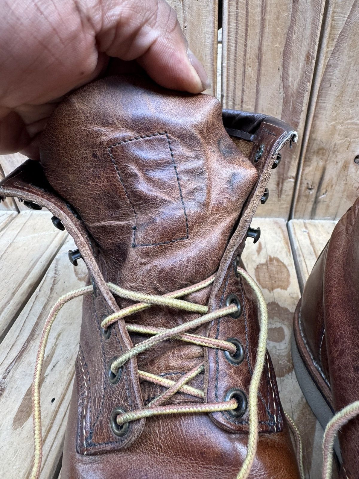 Red Wing Red Wing 2950 Rover Brown Rough and Tough leather boots US 8 Size US 8 / EU 41 - 16 Thumbnail