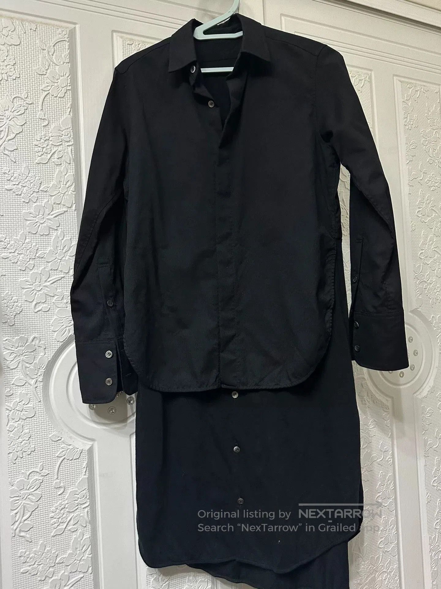 Ground Y GroundY Black Shirtdress with Layered Design. Size S / US 4 / IT 40 - 1 Thumbnail