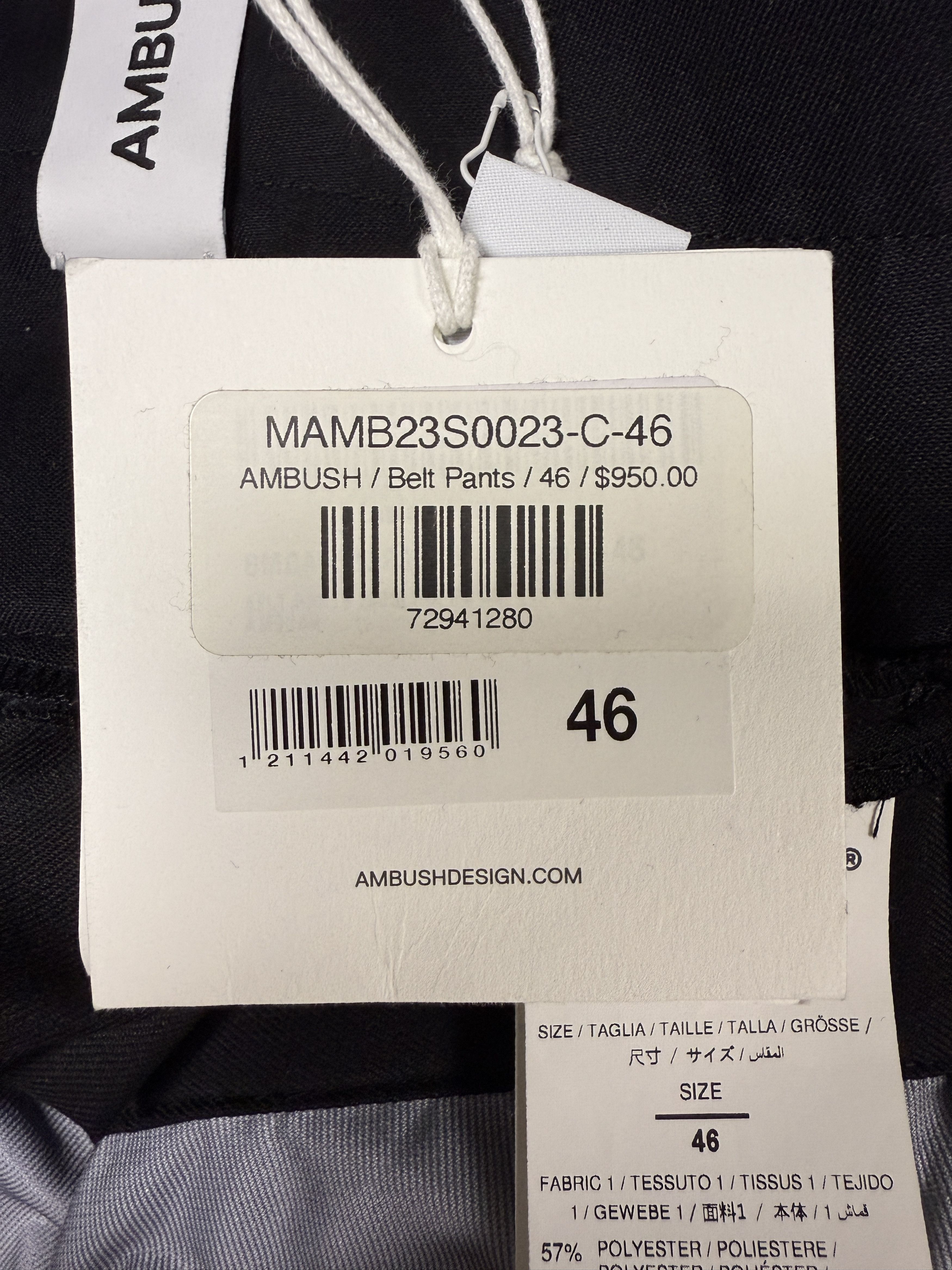 Ambush Design $950 Ambush Belt Pants Size US 30 / EU 46 - 11 Thumbnail