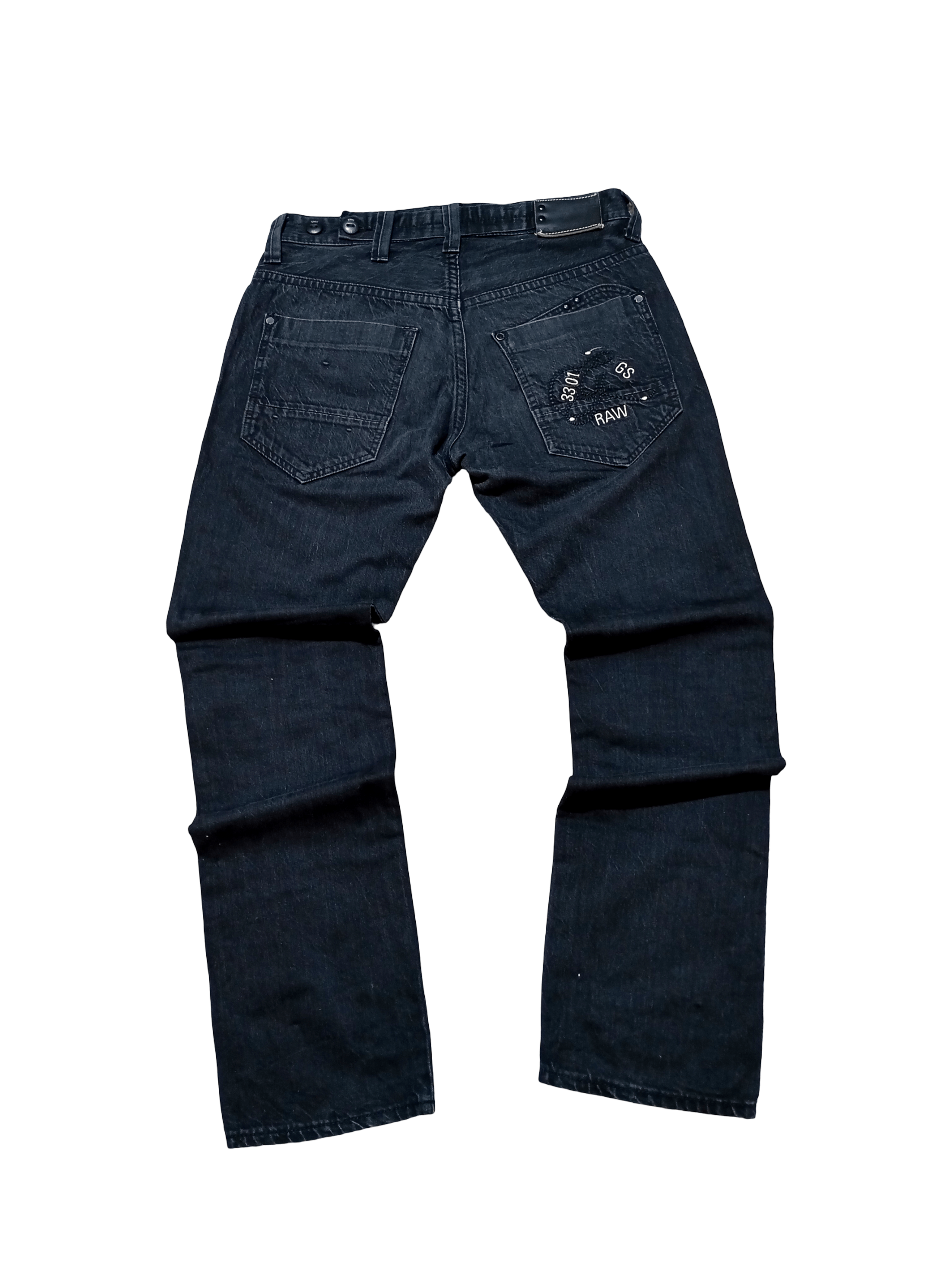 G-Star G-Star Raw 3301 Radar Narrow Midnight Denim Pants Jeans Size US 32 / EU 48 - 1 Thumbnail