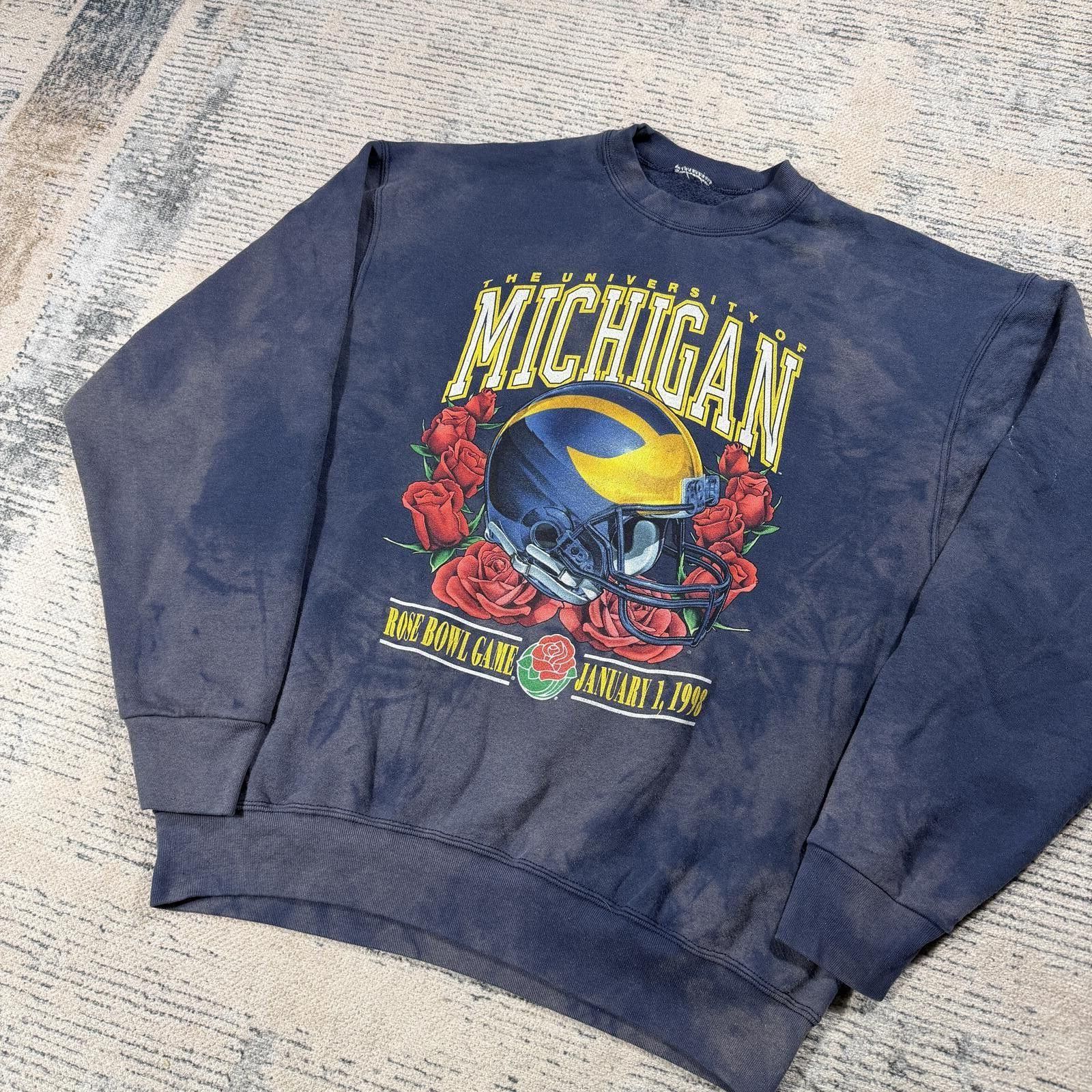 Other 1998 Michigan State Faded Pullover Crewneck Sweatshirt Size US XL / EU 56 / 4 - 2 Thumbnail