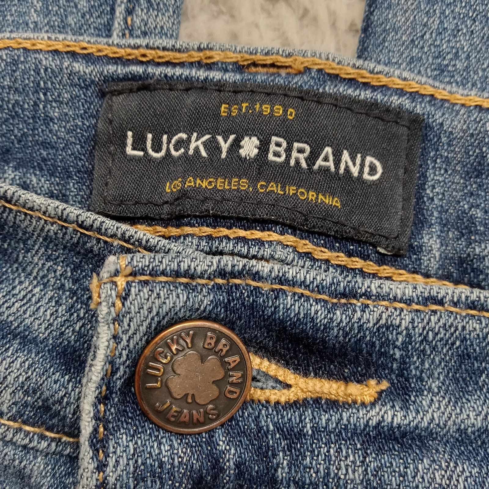 Lucky Brand Lucky Brand Jeans 36 X 33 Women Western Sweet Straight Denim Size 36" / US 14 / IT 50 - 5 Thumbnail