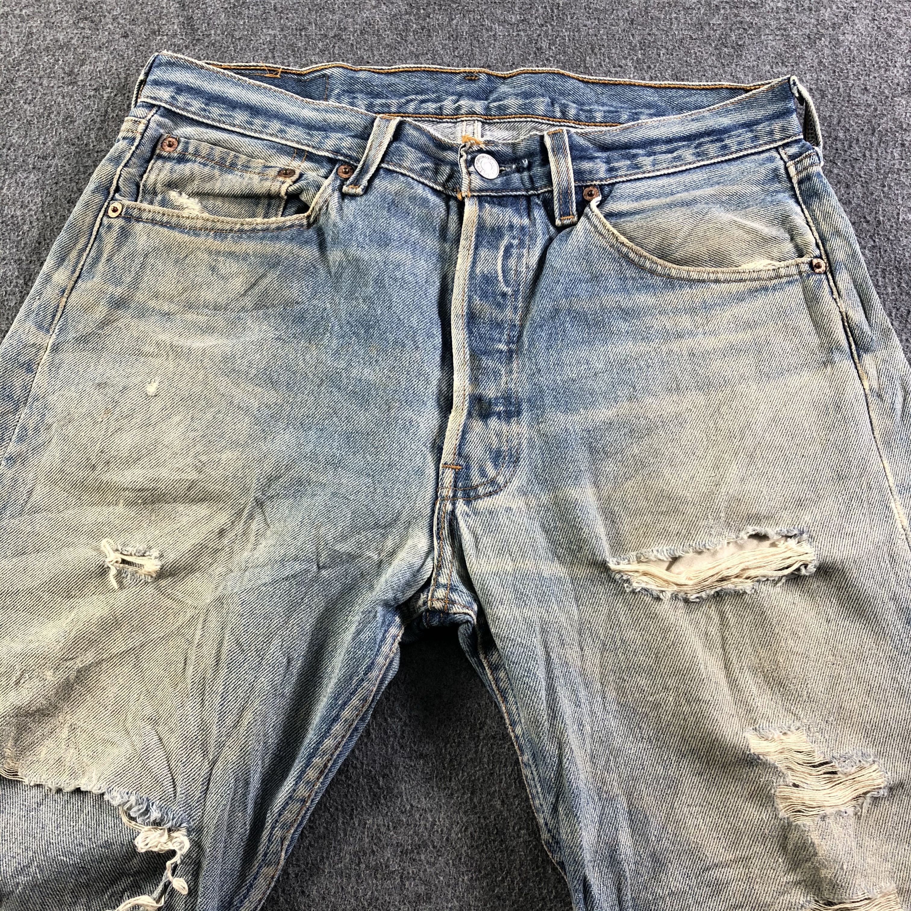 Levi's Vintage 90s Levis 501 Jeans-J3587 Size US 32 / EU 48 - 3 Thumbnail
