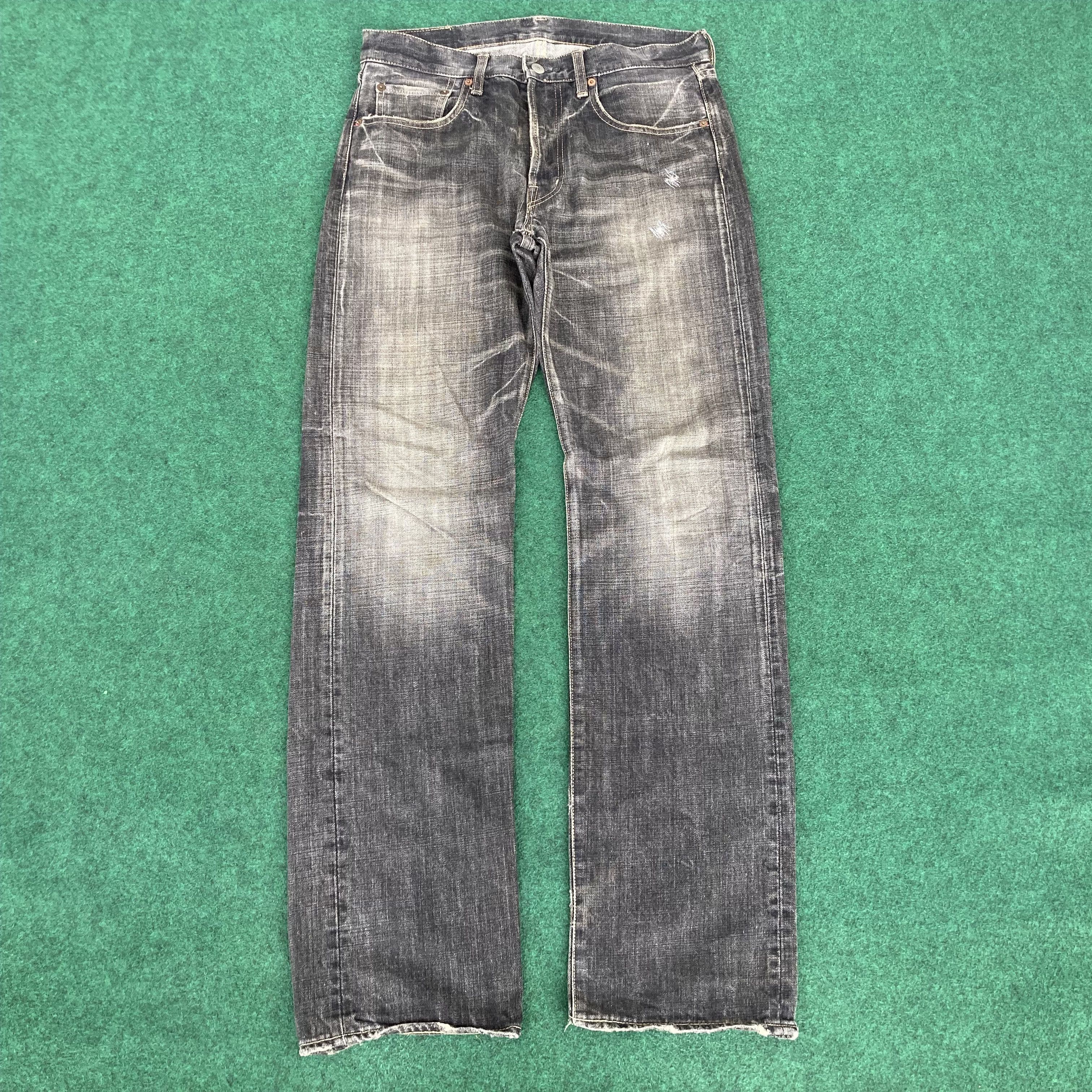 Japanese Brand × Spellbound 31x33 Spellbound Domingo Japan Faded Denim Streetwear Jeans Size US 31 - 1 Thumbnail