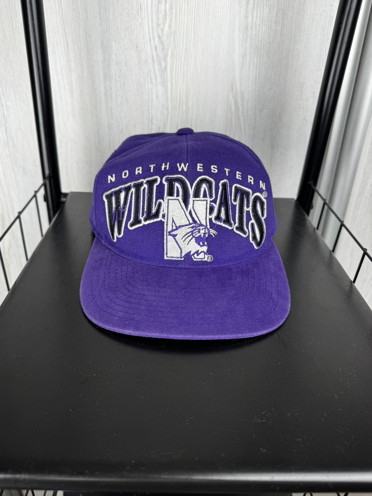 Vintage Northwestern Wildcats Hat Men Starter Snapback Cap