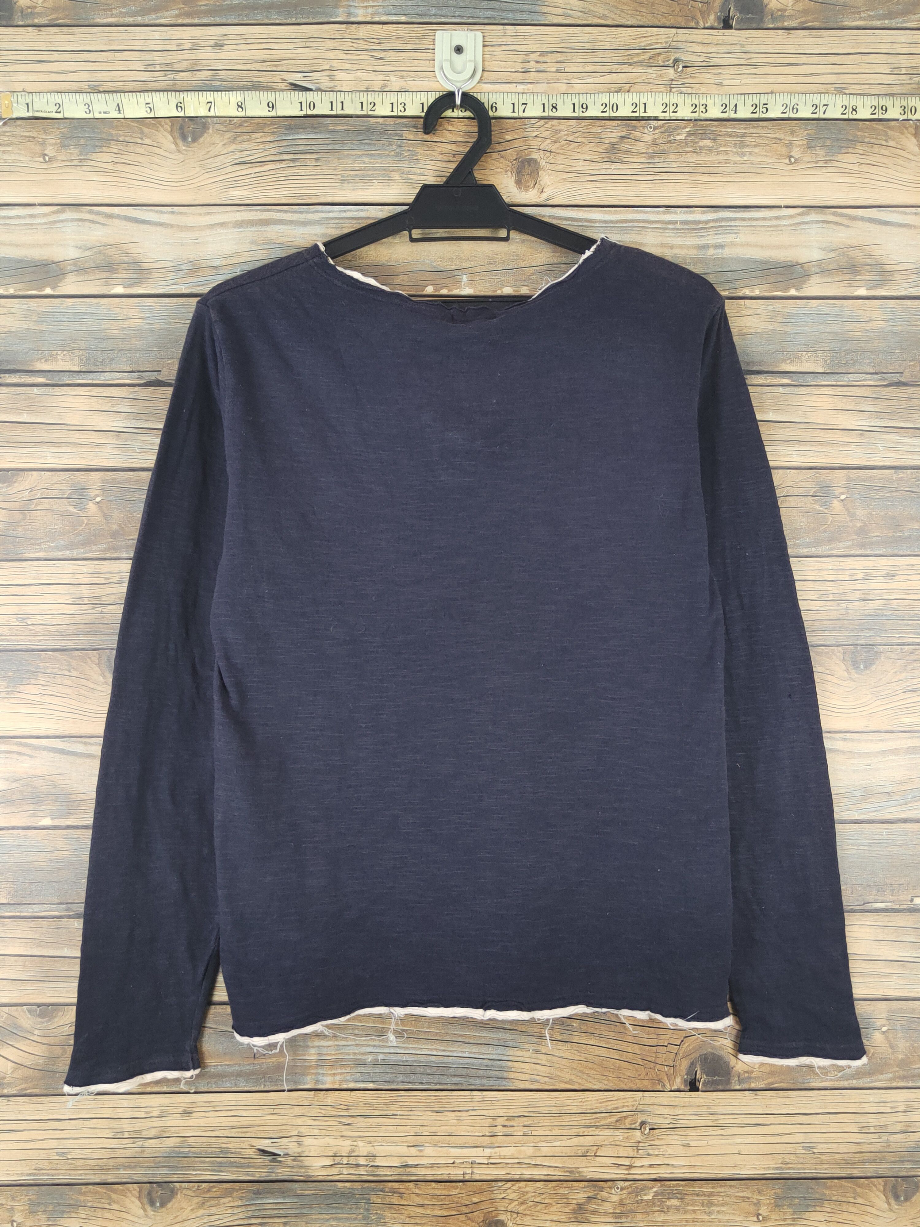 Takeo Kikuchi × Vintage DL Takeo Kikuchi Navy Long Sleeve T-shirt #608 Size US M / EU 48-50 / 2 - 7 Thumbnail