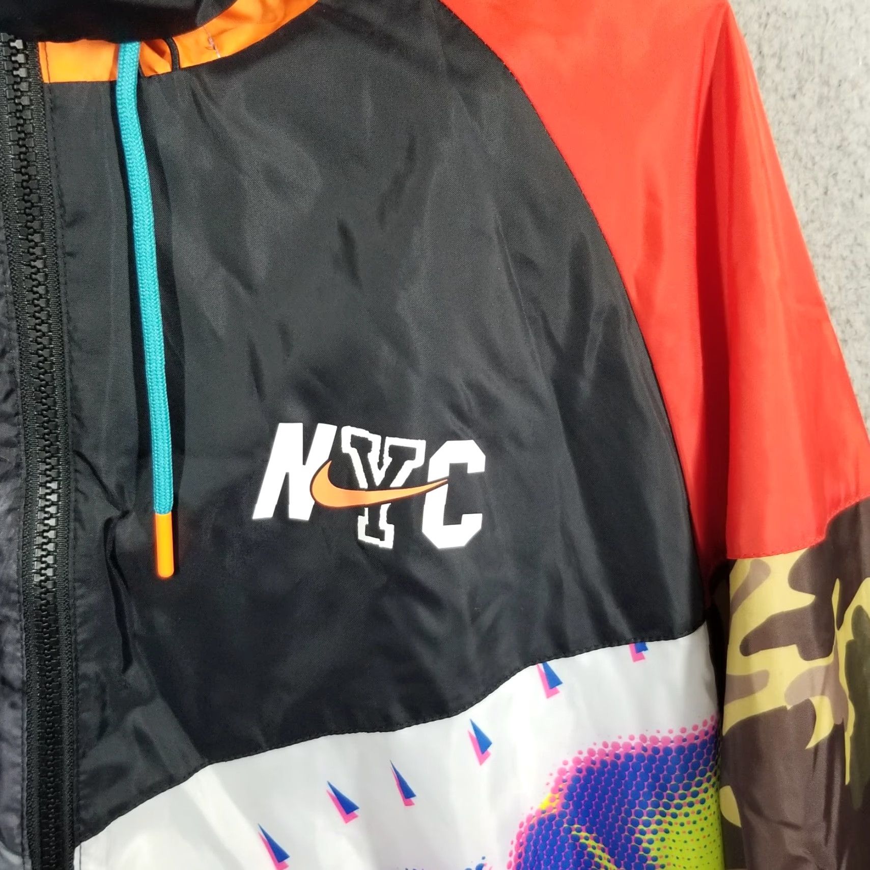 Nike NIKE Windbreaker Jacket Multicolor Adult Large NEW Mens Size US L / EU 52-54 / 3 - 4 Thumbnail