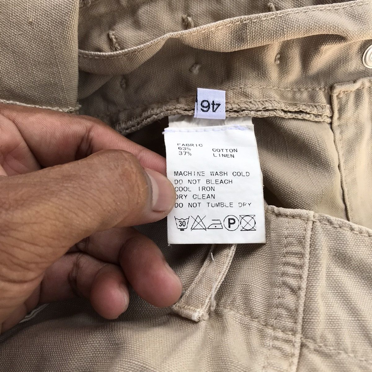 Vintage Artigiana Sartoria Veneta Pants Designer Italy Size US 32 / EU 48 - 23 Thumbnail