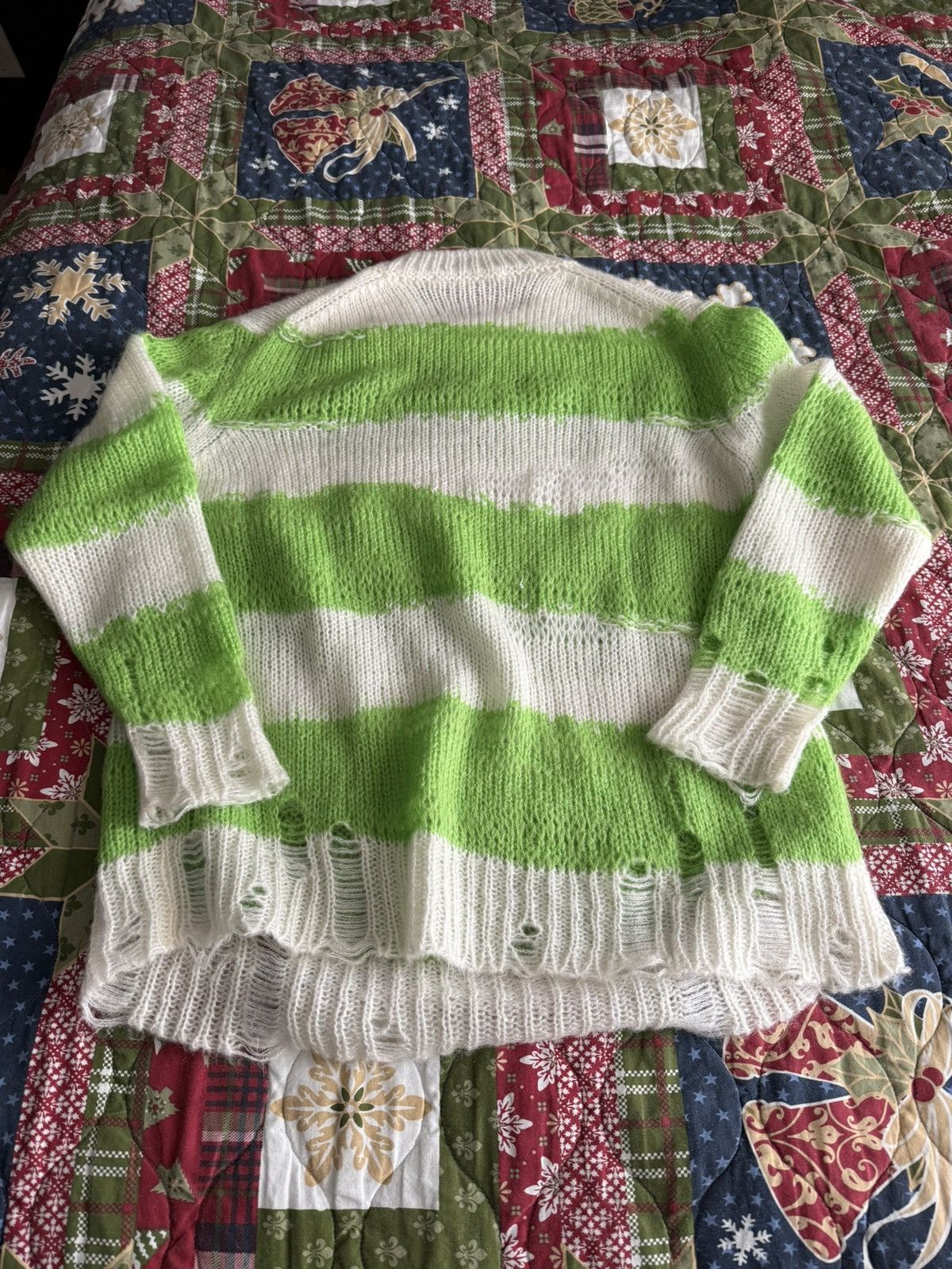 Acne Studios Acne Studios Open Knit Sweater Size US L / EU 52-54 / 3 - 2 Thumbnail