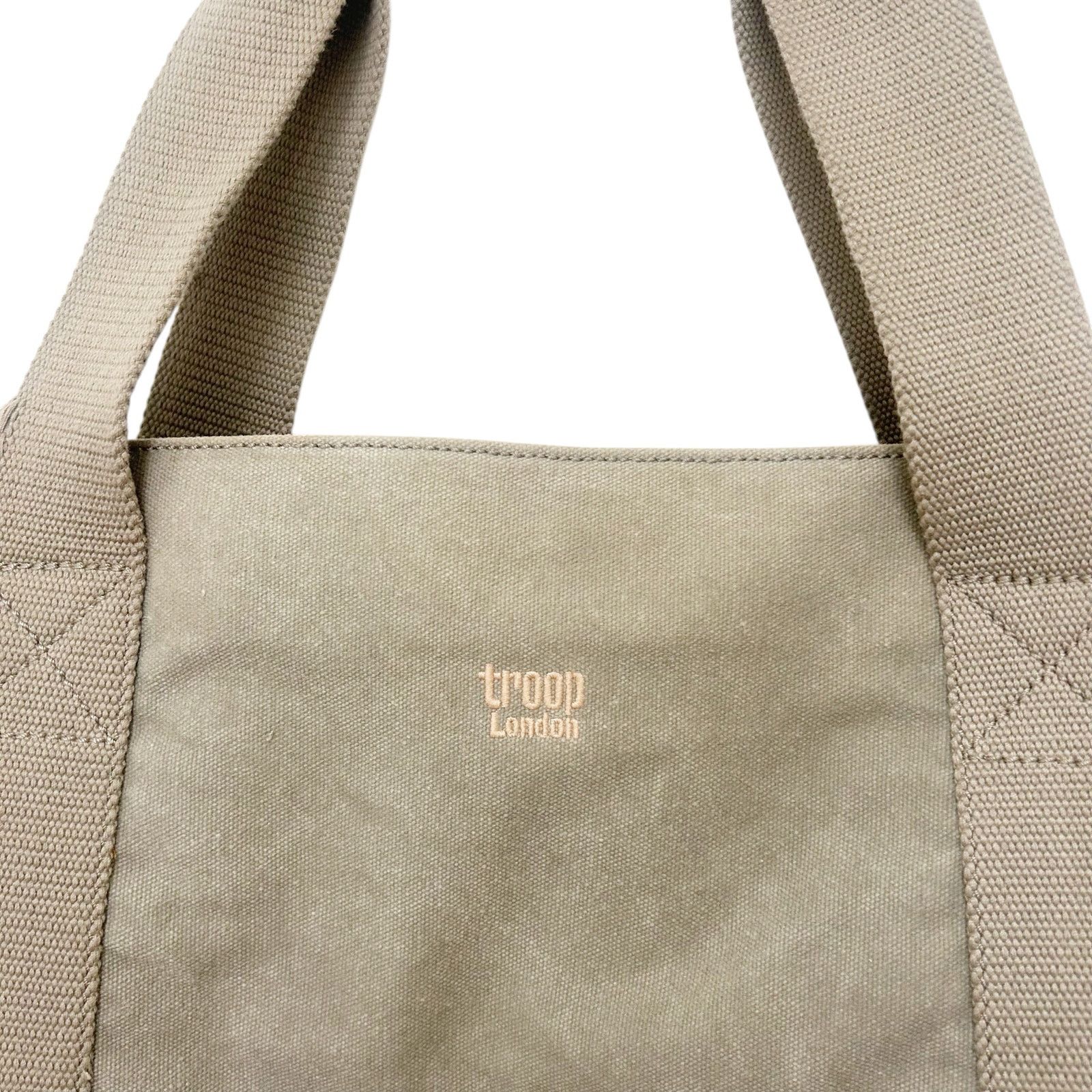 Other Troop London Green Canvas Tote Shoulder Bag Size ONE SIZE - 3 Thumbnail
