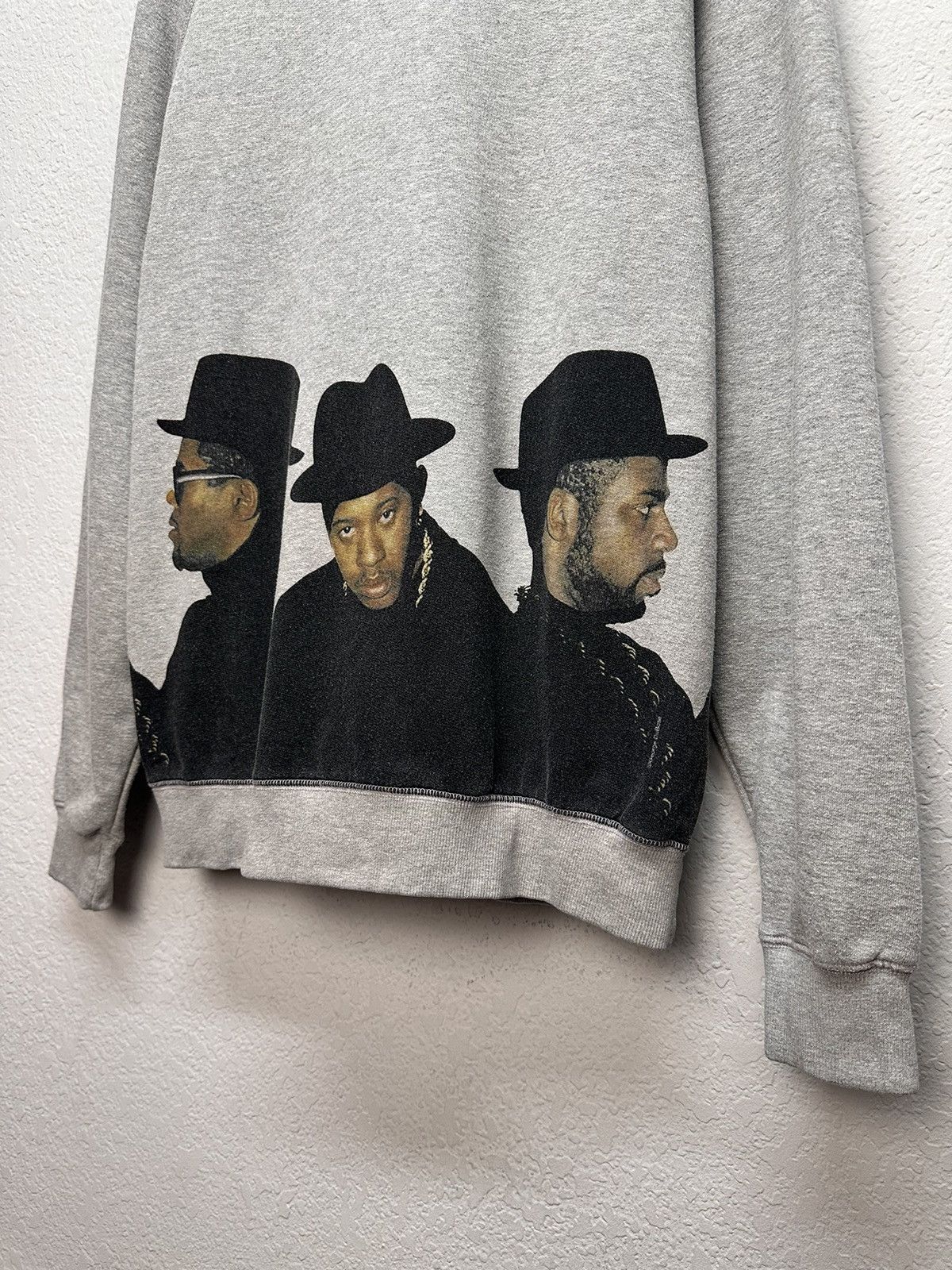 RUN DMC Vintage Run DMC Grey Graphic Sweatshirt Size L Size US L / EU 52-54 / 3 - 2 Thumbnail