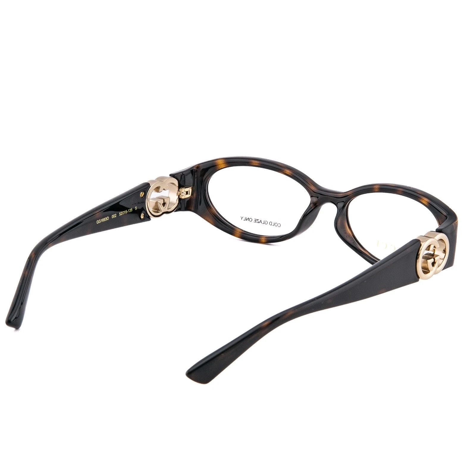 Gucci GUCCI GG1693O 1693 Brown Havana Logo Unisex Eyeglasses 002 Size ONE SIZE - 2 Thumbnail
