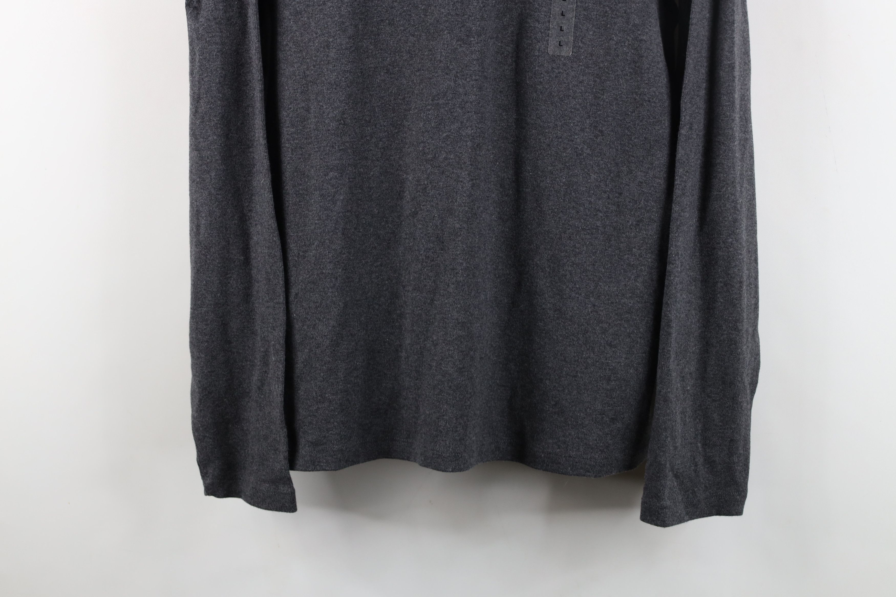 Gap Deadstock Vintage Y2K Gap Turtleneck T-Shirt Heather Gray Size US L / EU 52-54 / 3 - 3 Thumbnail