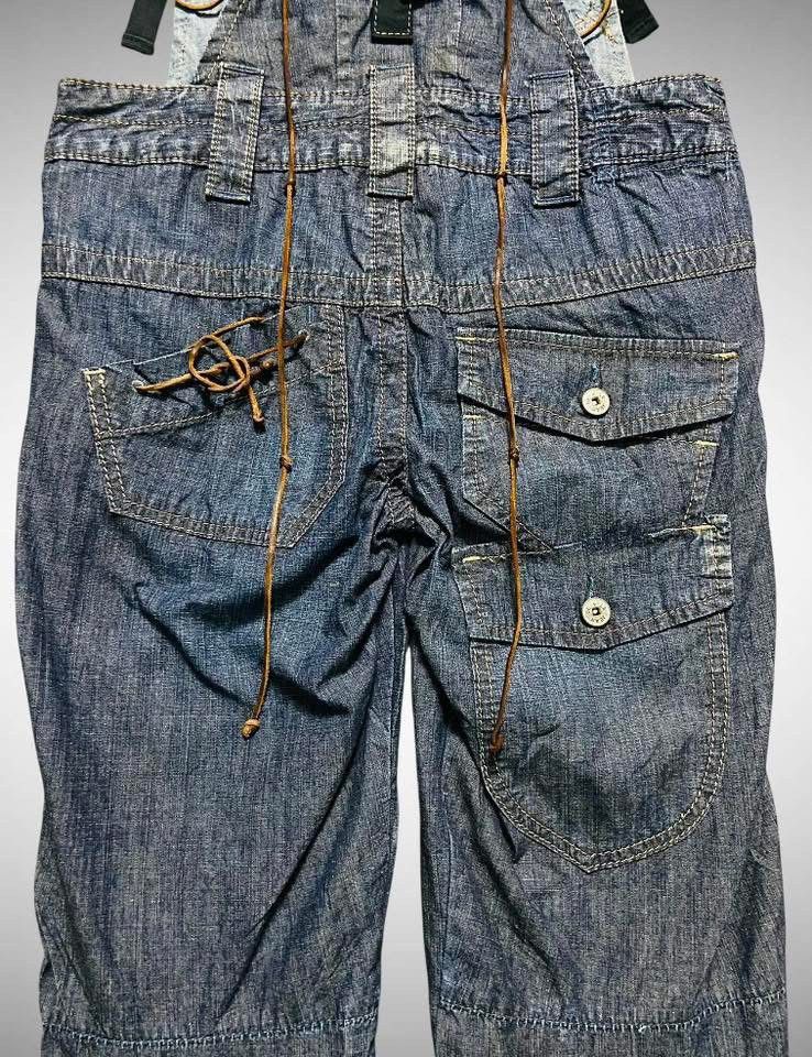 Marithe + Francois Girbaud 🔥MFG BLUE DENIM JUMPSUITS OVERALL PANT W32 Size US 32 / EU 48 - 5 Thumbnail